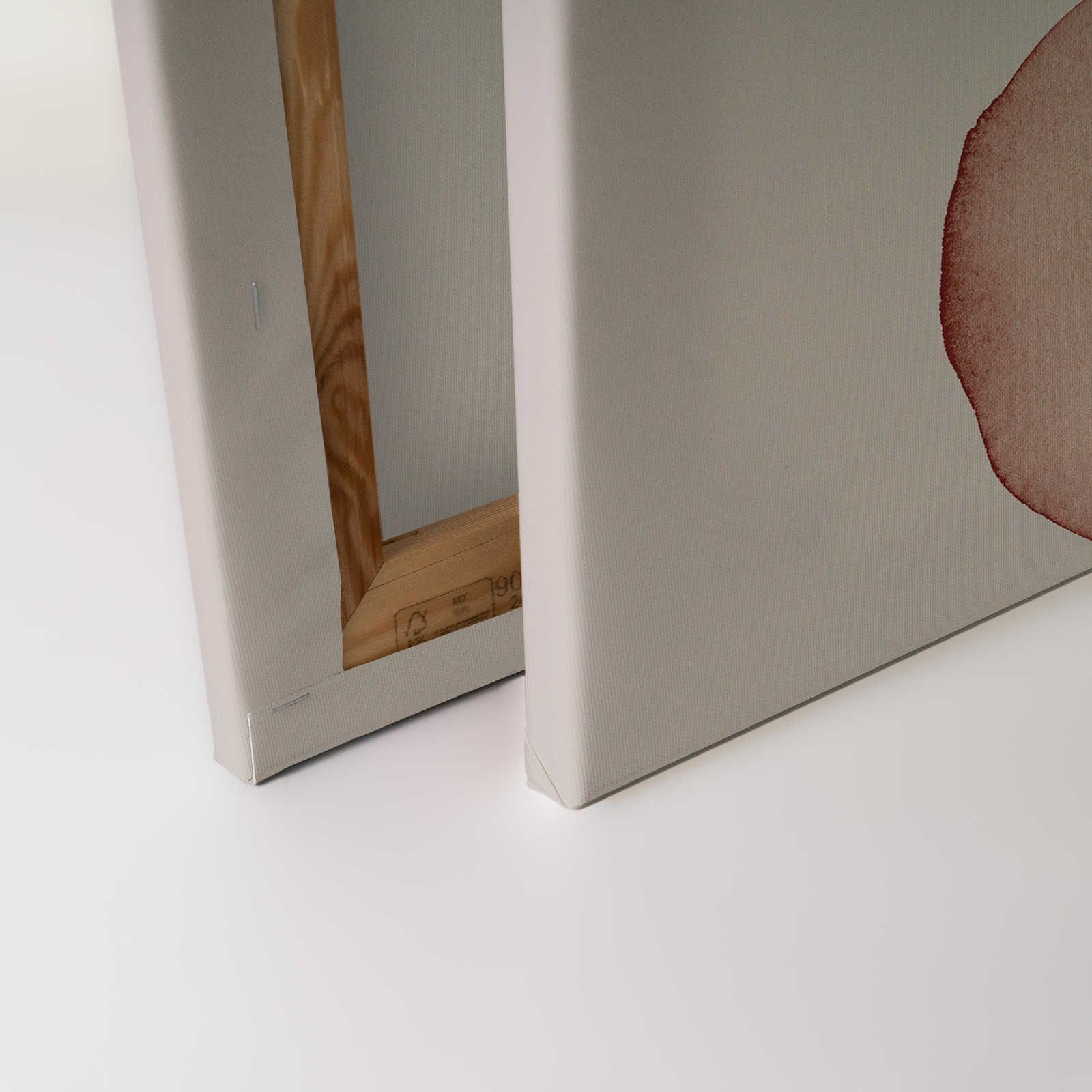             Quadro su tela Acquerello Colore Puntini Design - 0,90 m x 0,60 m
        