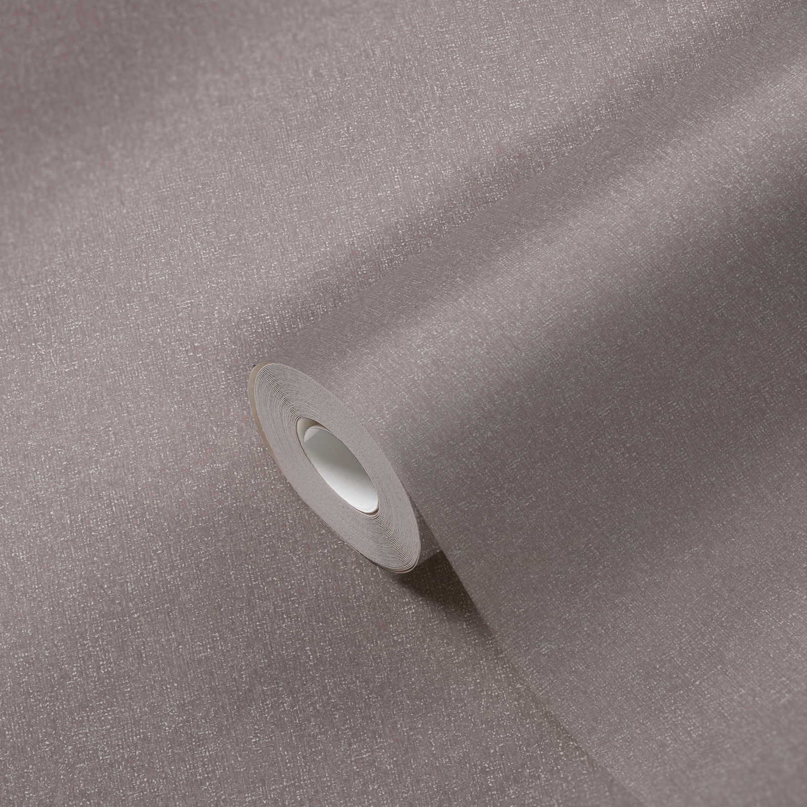             Papier peint intissé uni à structure fine - gris, , marron
        
