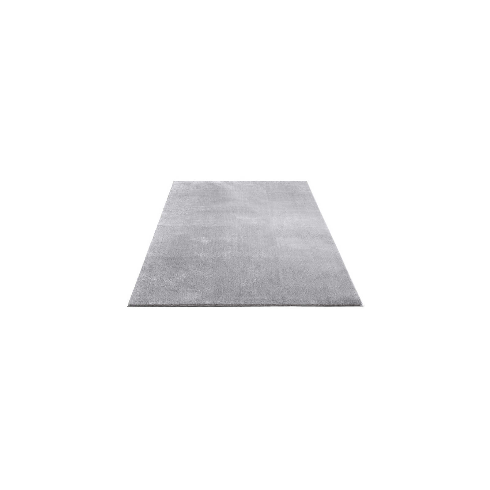 Fine high pile carpet in grey - 170 x 120 cm
