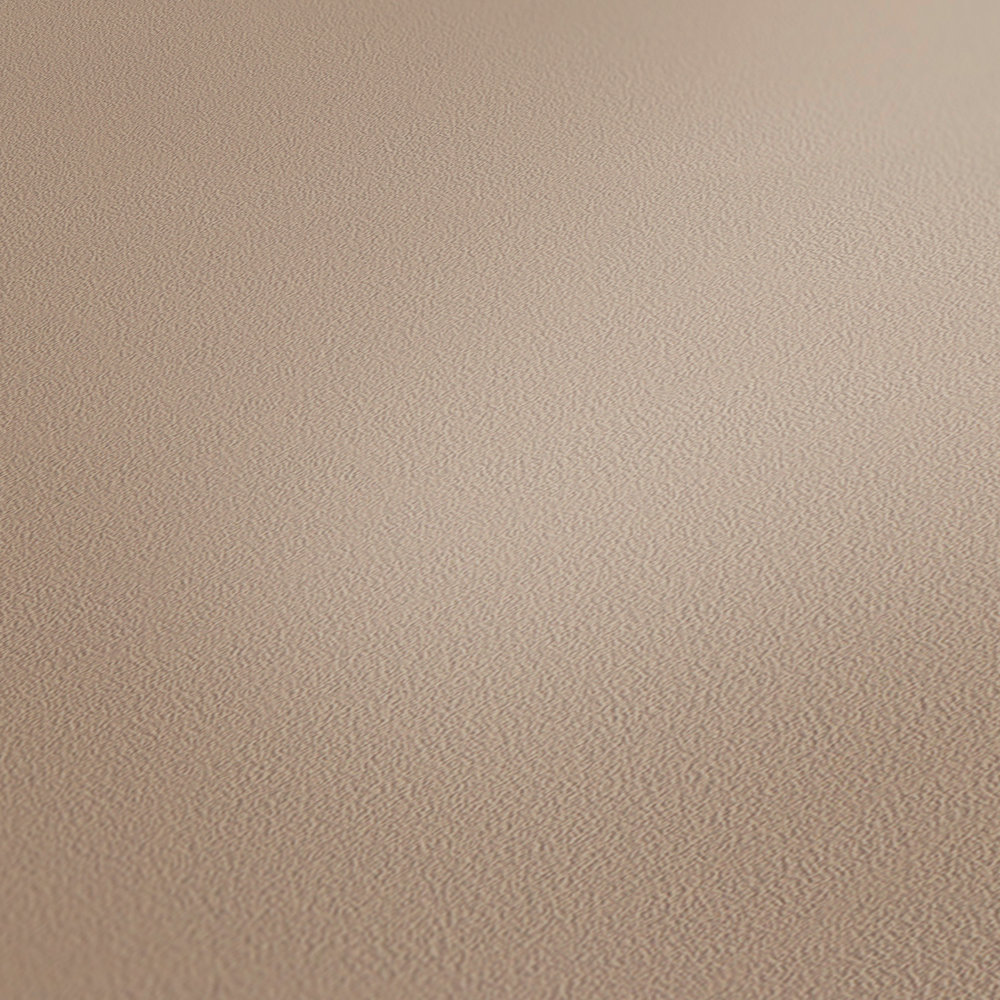             Premium textile-look wallpaper plain & matt - beige
        