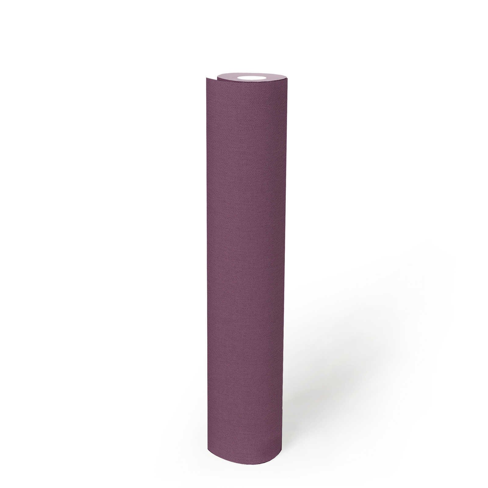             Violet papier peint uni, mat aspect textile & structure tissée
        