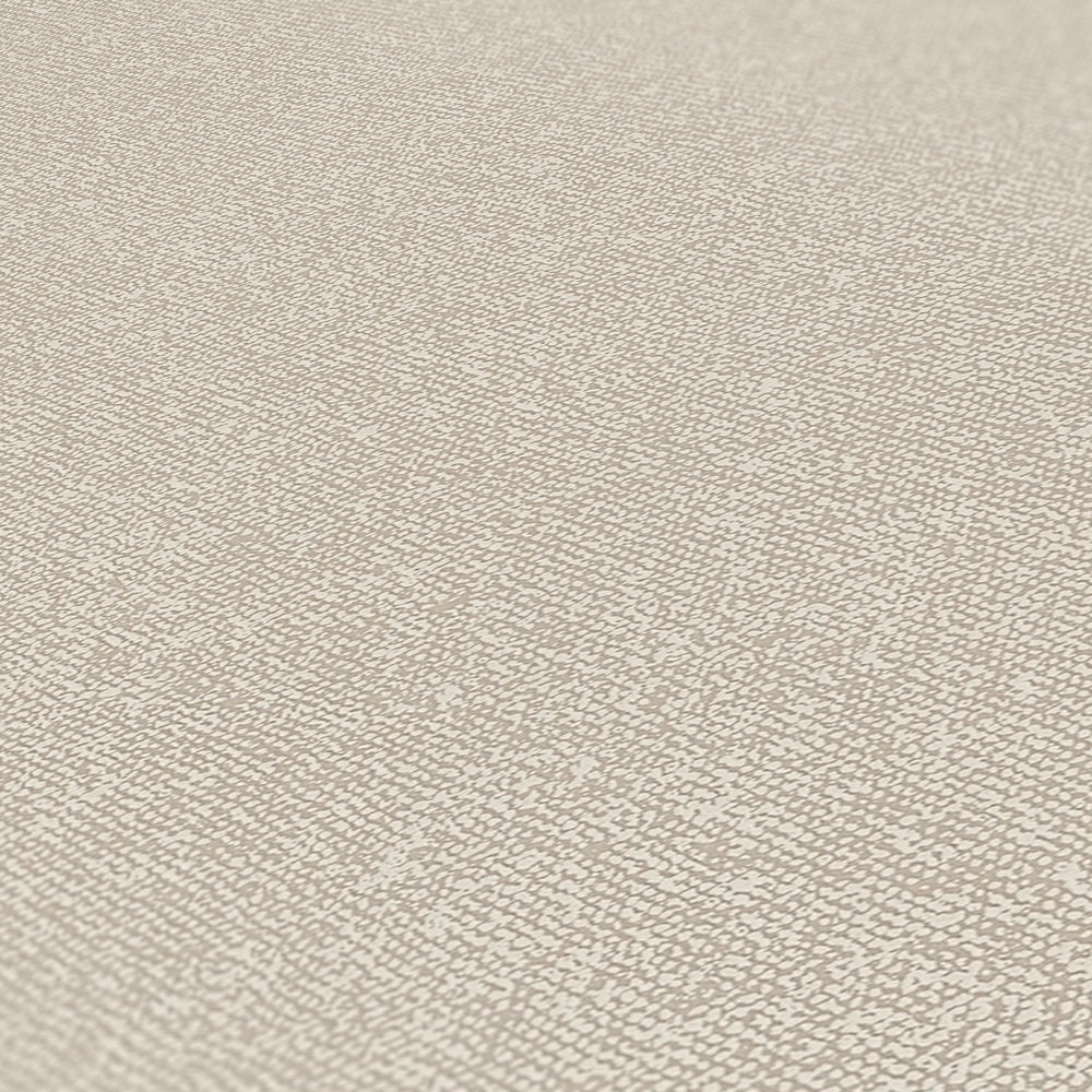             Textile optics wallpaper plain - beige, cream
        