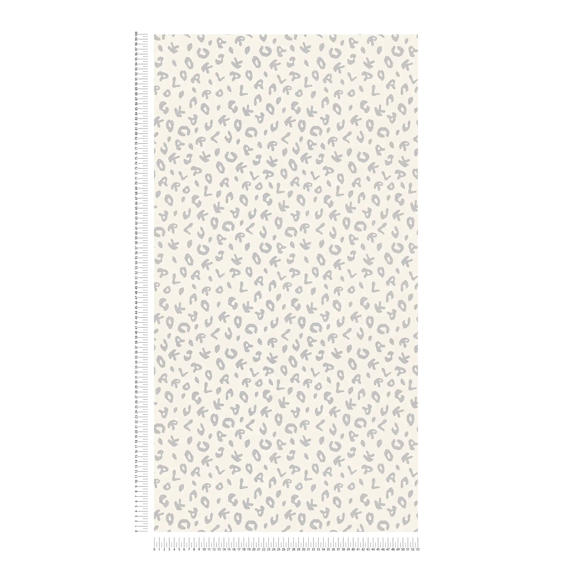             Karl LAGERFELD papier peint or style imprimé léopard - métallique, blanc
        