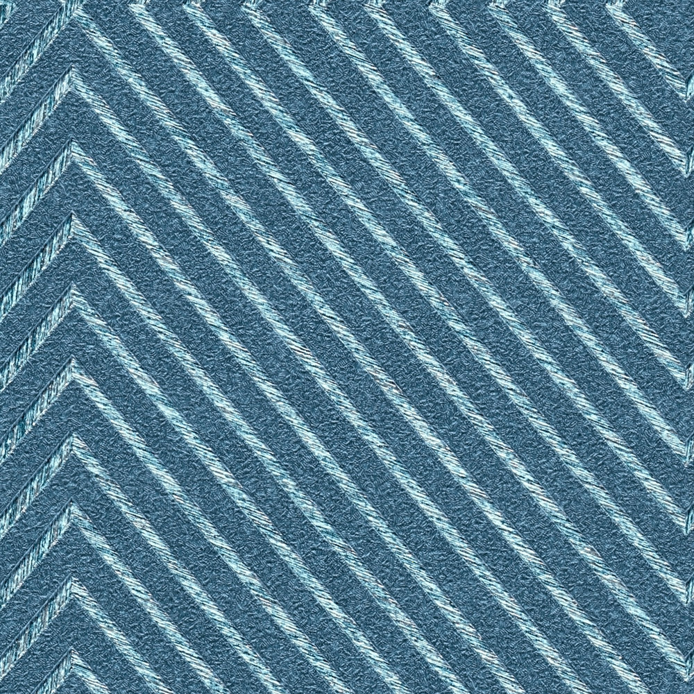             carta da parati design grafico, stile scandinavo - blu, argento
        