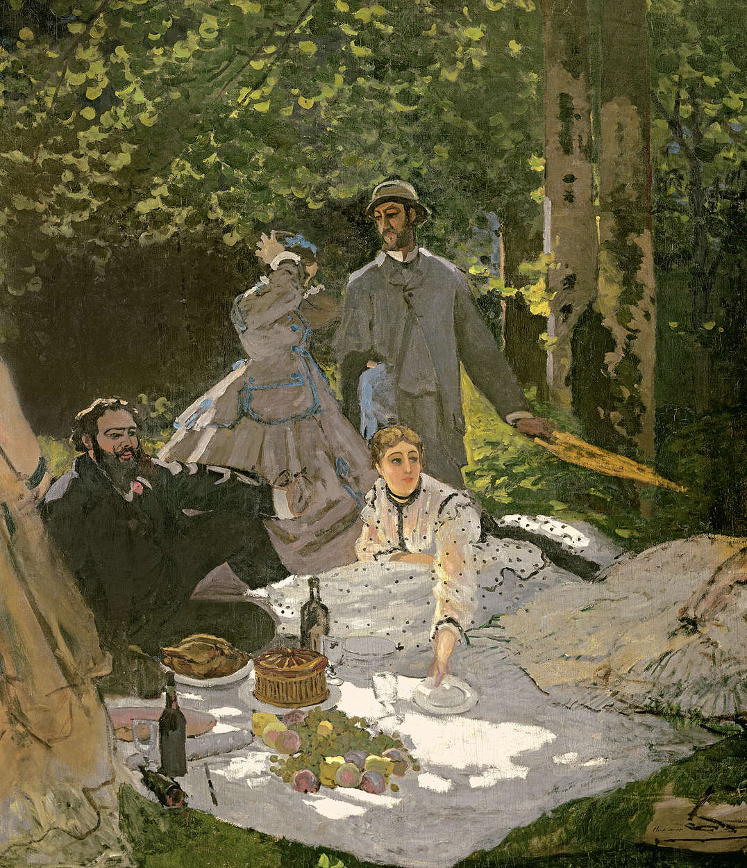             Muurschildering "Pad in de tuin van Monet in Giverny" van Claude Monet
        