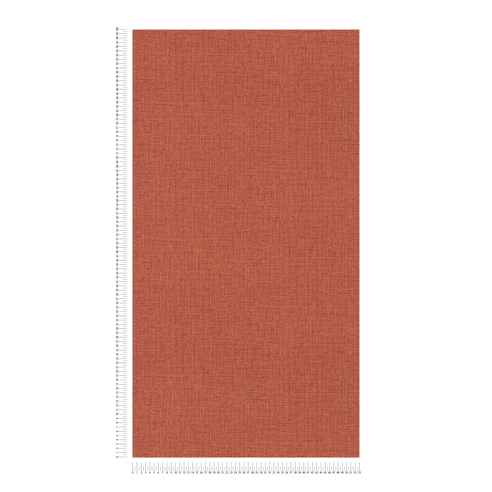             Papier peint intissé rouge avec aspect textile & design structuré
        
