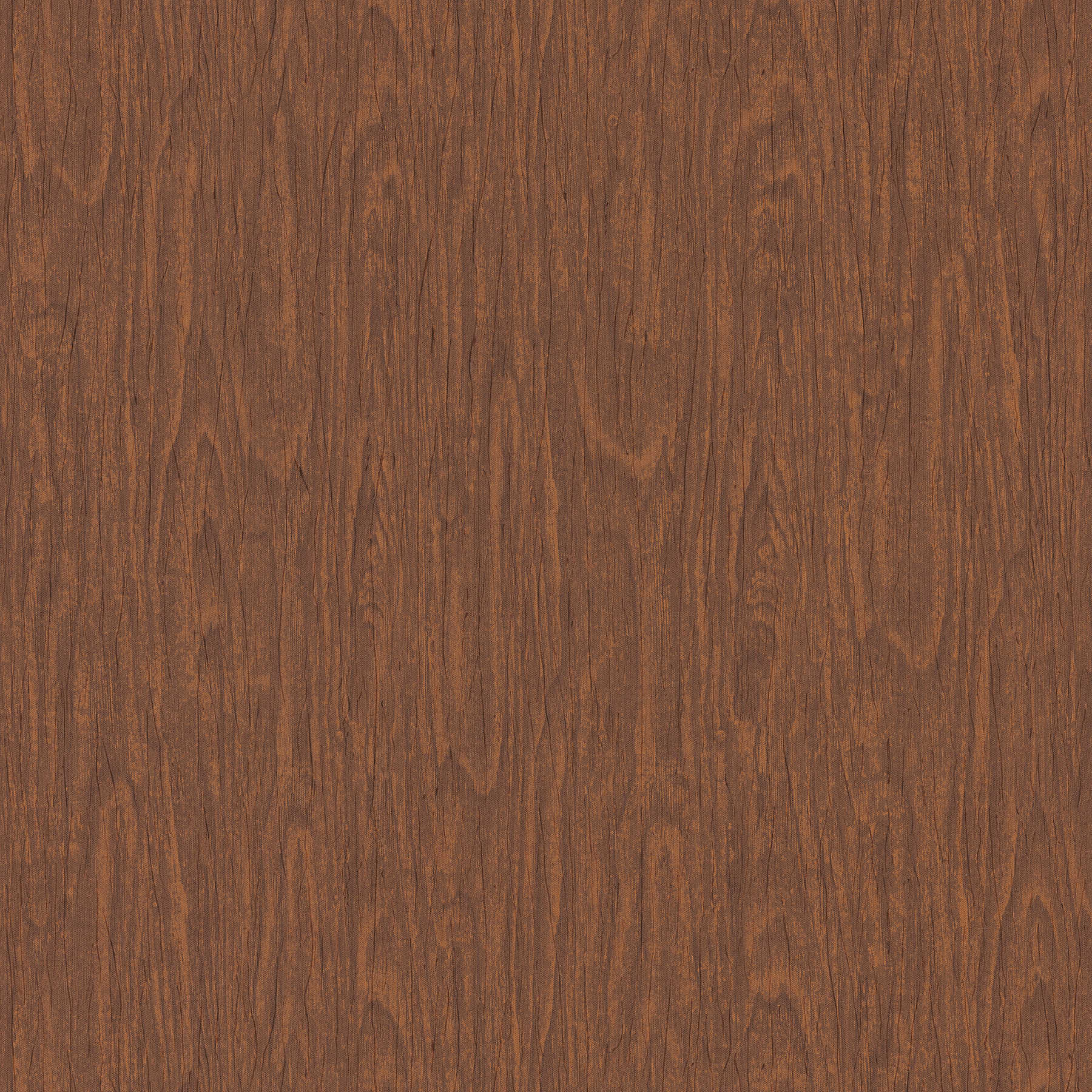 VERSACE Home wallpaper realistic wood look - Brown, Red
