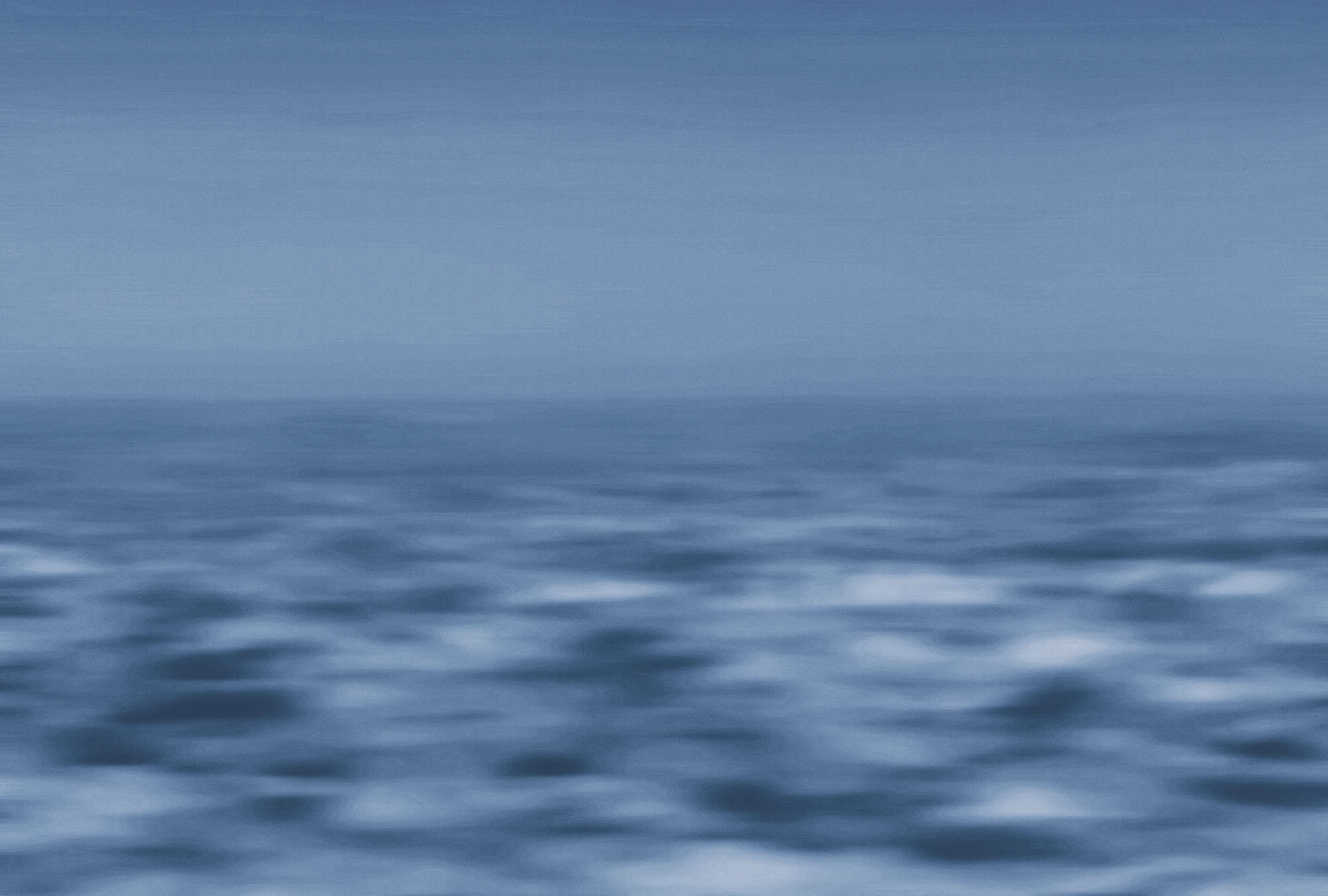             Maritime mural sea, abstract water world - blue, white
        