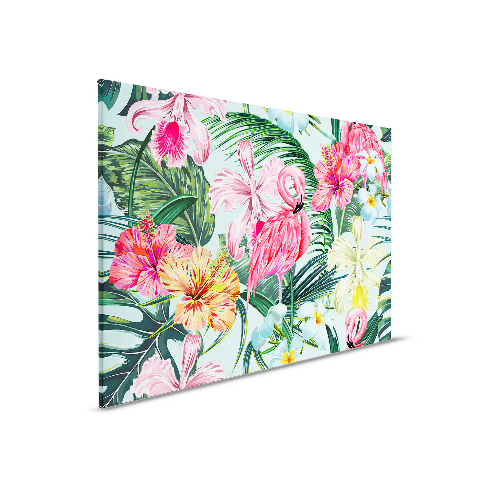         Tropical Canvas with Flamingo - 0.90 m x 0.60 m
    