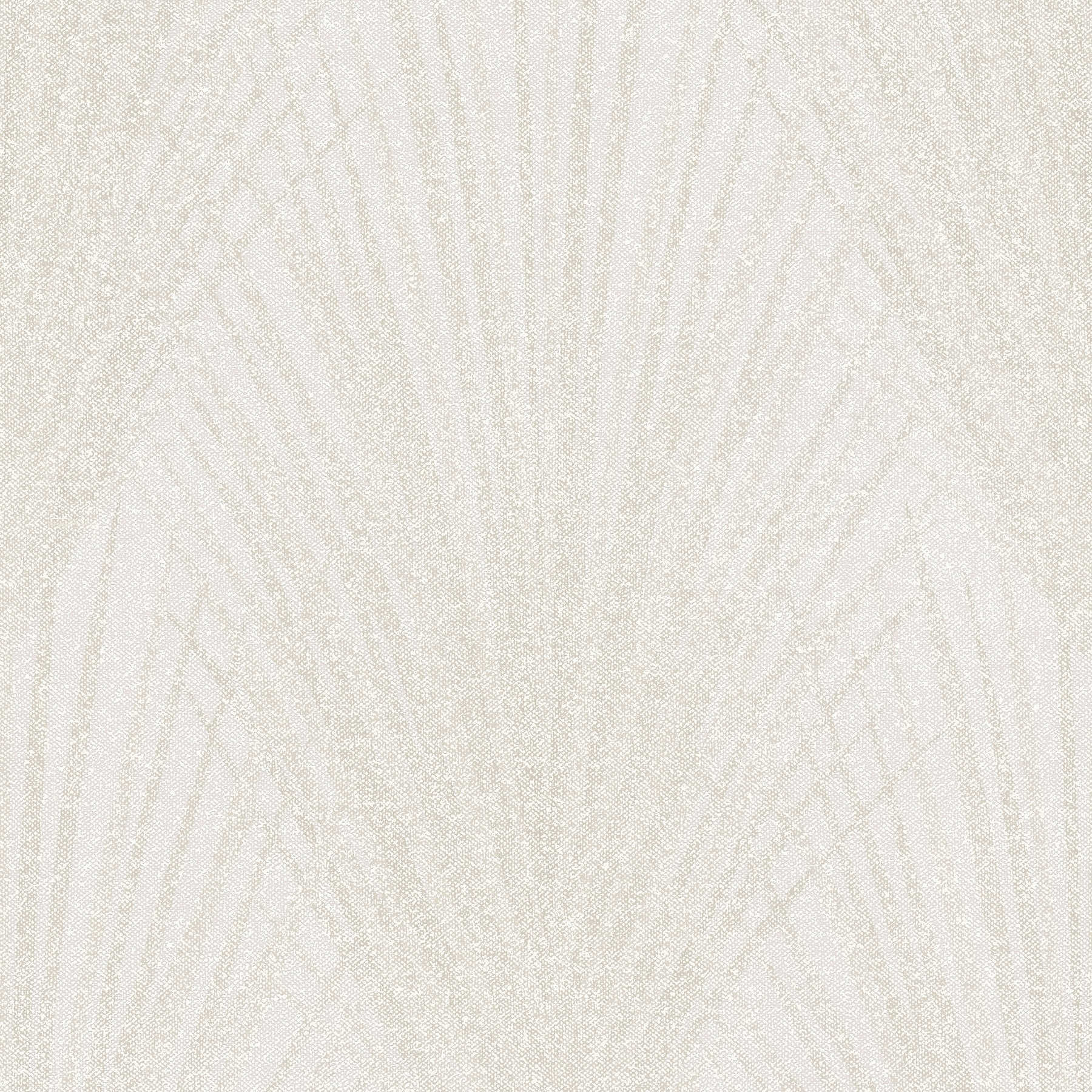         Fern leaf pattern wallpaper abstract design - cream, beige
    