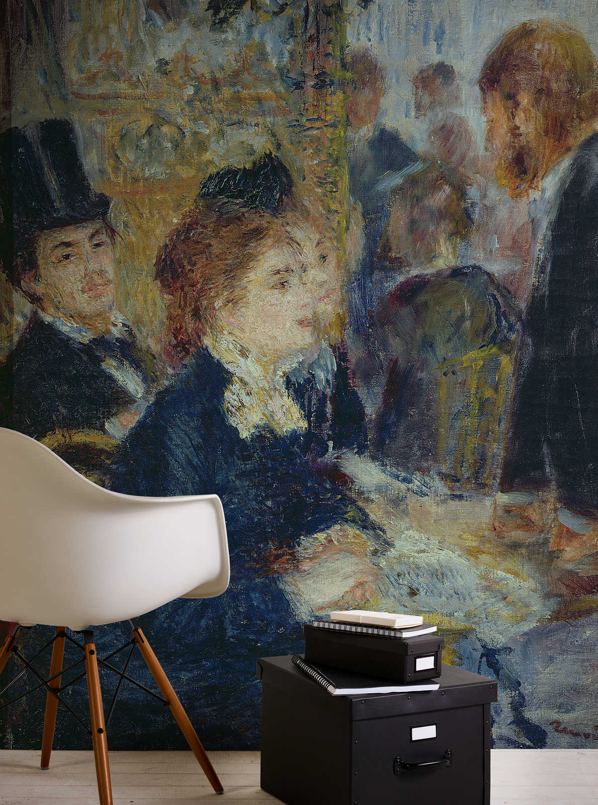             Carta da parati fotografica "Nella casa del caffè" di Pierre Auguste Renoir
        