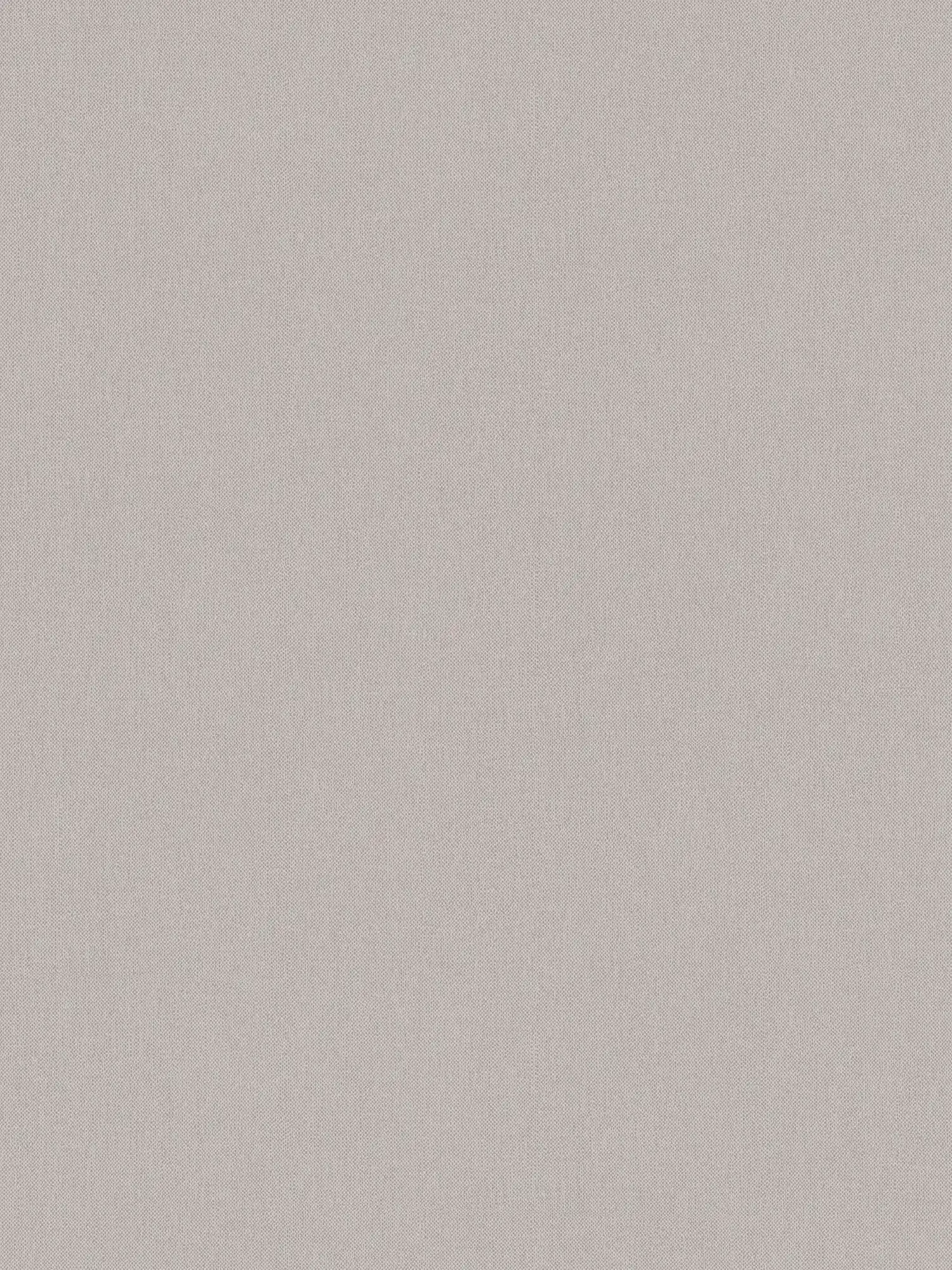 Carta da parati taupe tinta unita grigio beige con aspetto tessile - grigio, marrone
