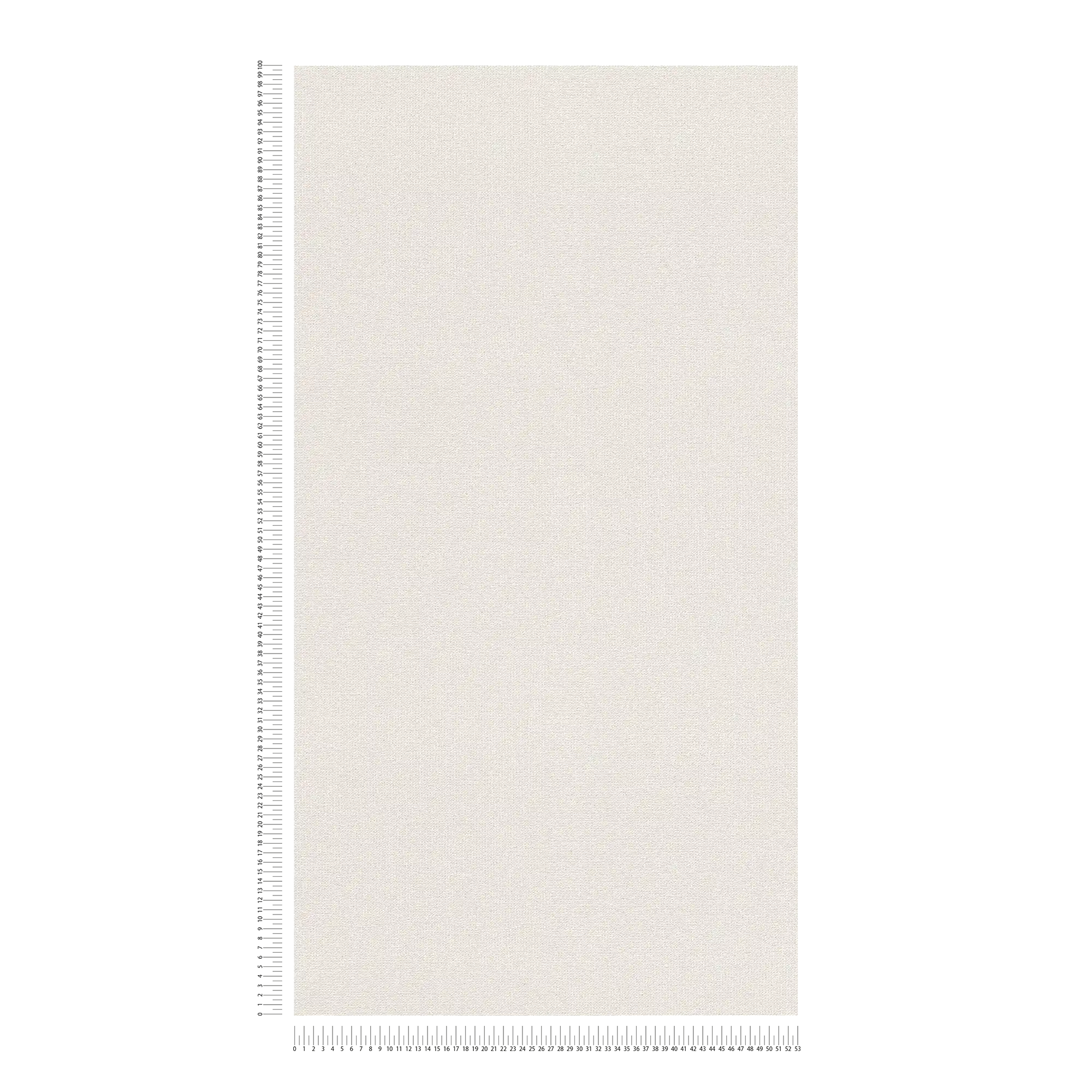             Papier peint intissé mat à structure aspect lin - blanc, crème
        
