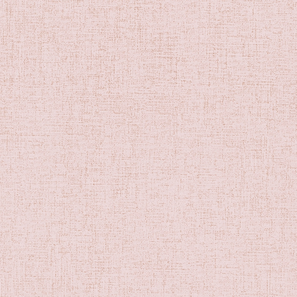             Wallpaper textile look with mottled structure - pink
        