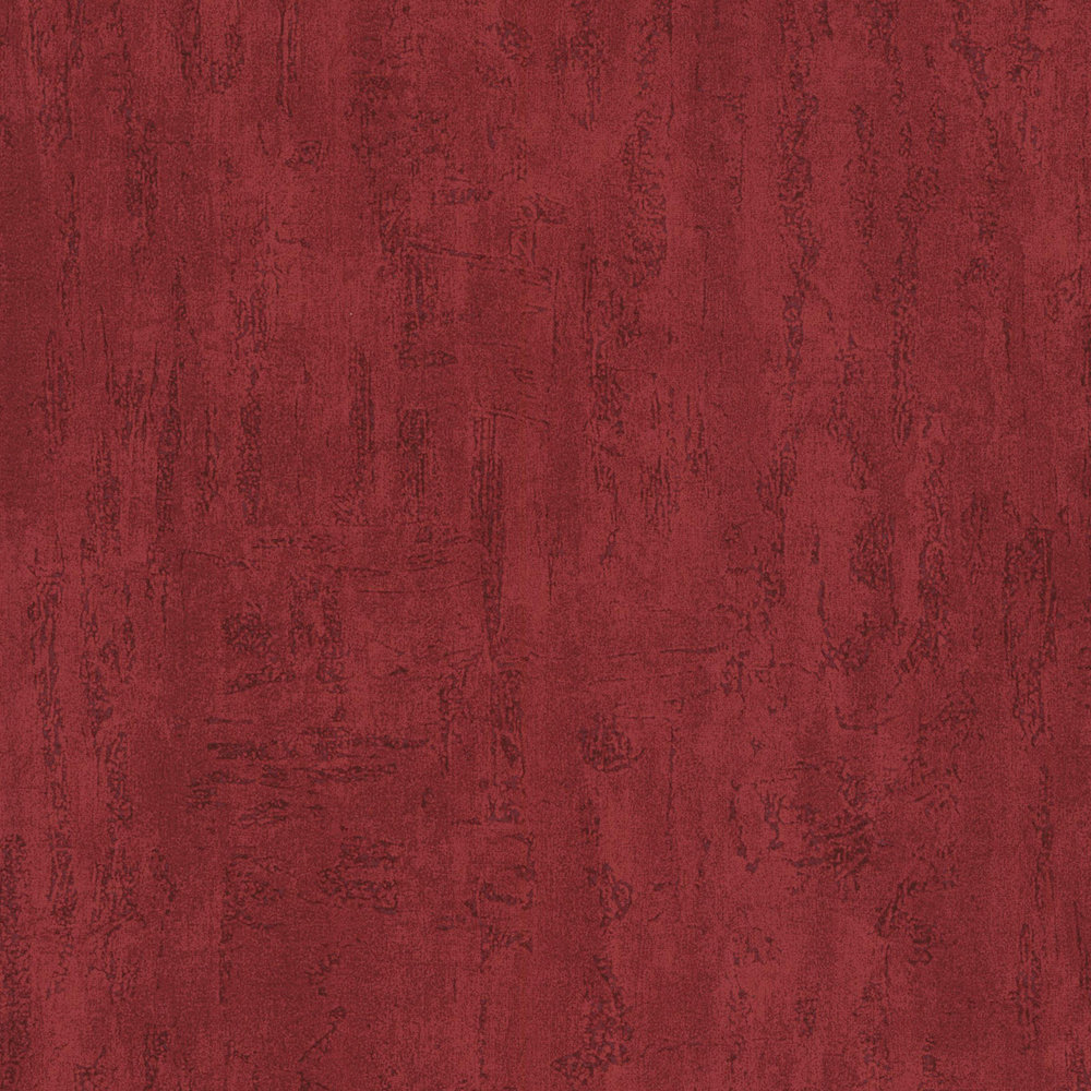             Wijnrood vliesbehang met structuurpatroon - Rood
        
