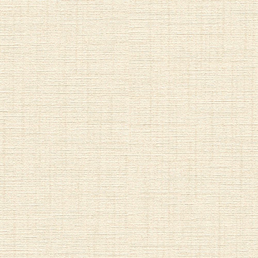             Non-woven wallpaper beige with linen texture, plain & mottled
        