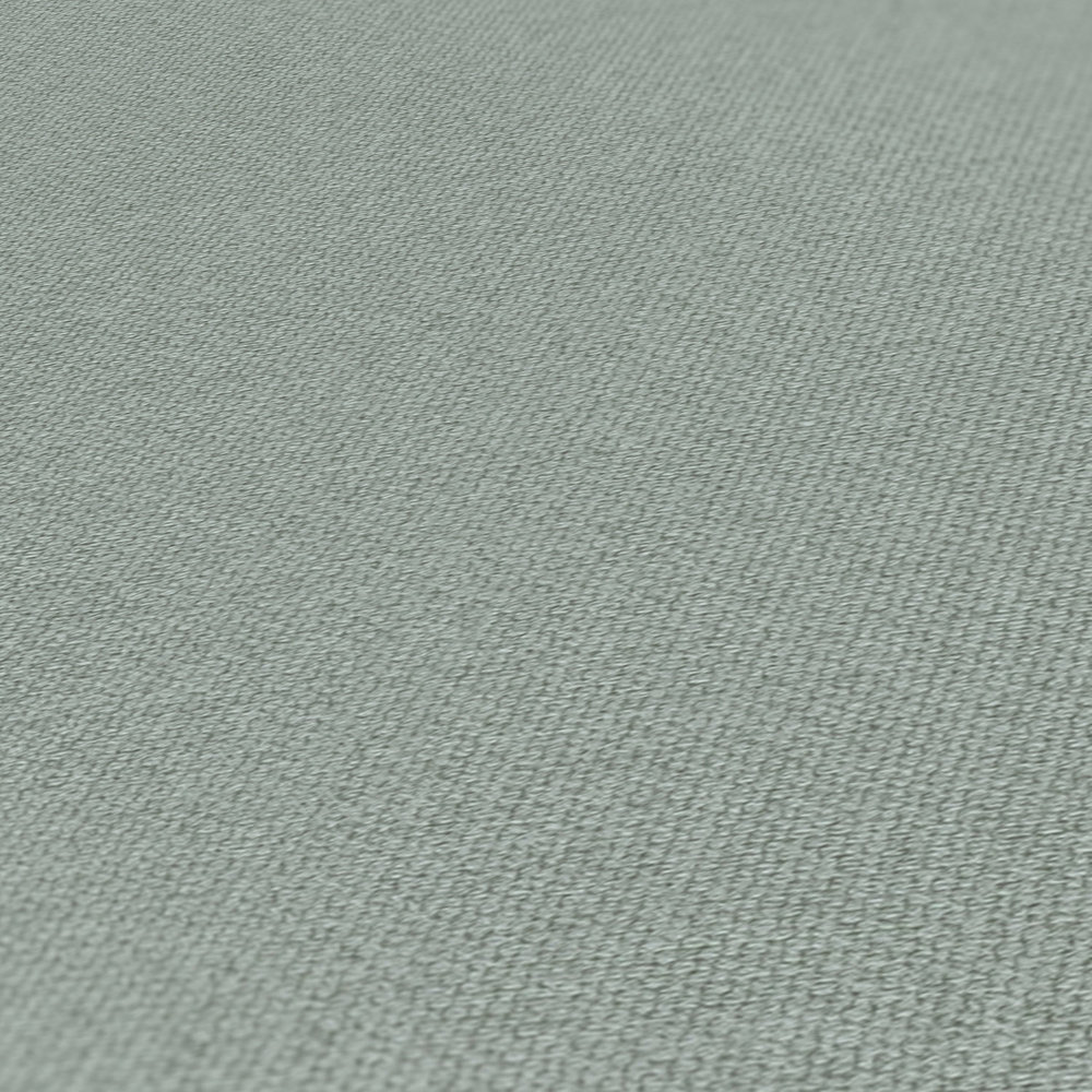             Textile optics wallpaper non-woven with texture effect, monochrome - green
        