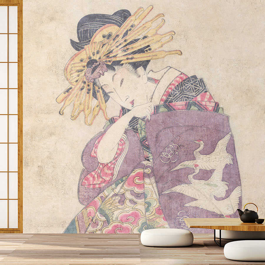         Osaka 1 - art print mural Asian decor in vintage style
    