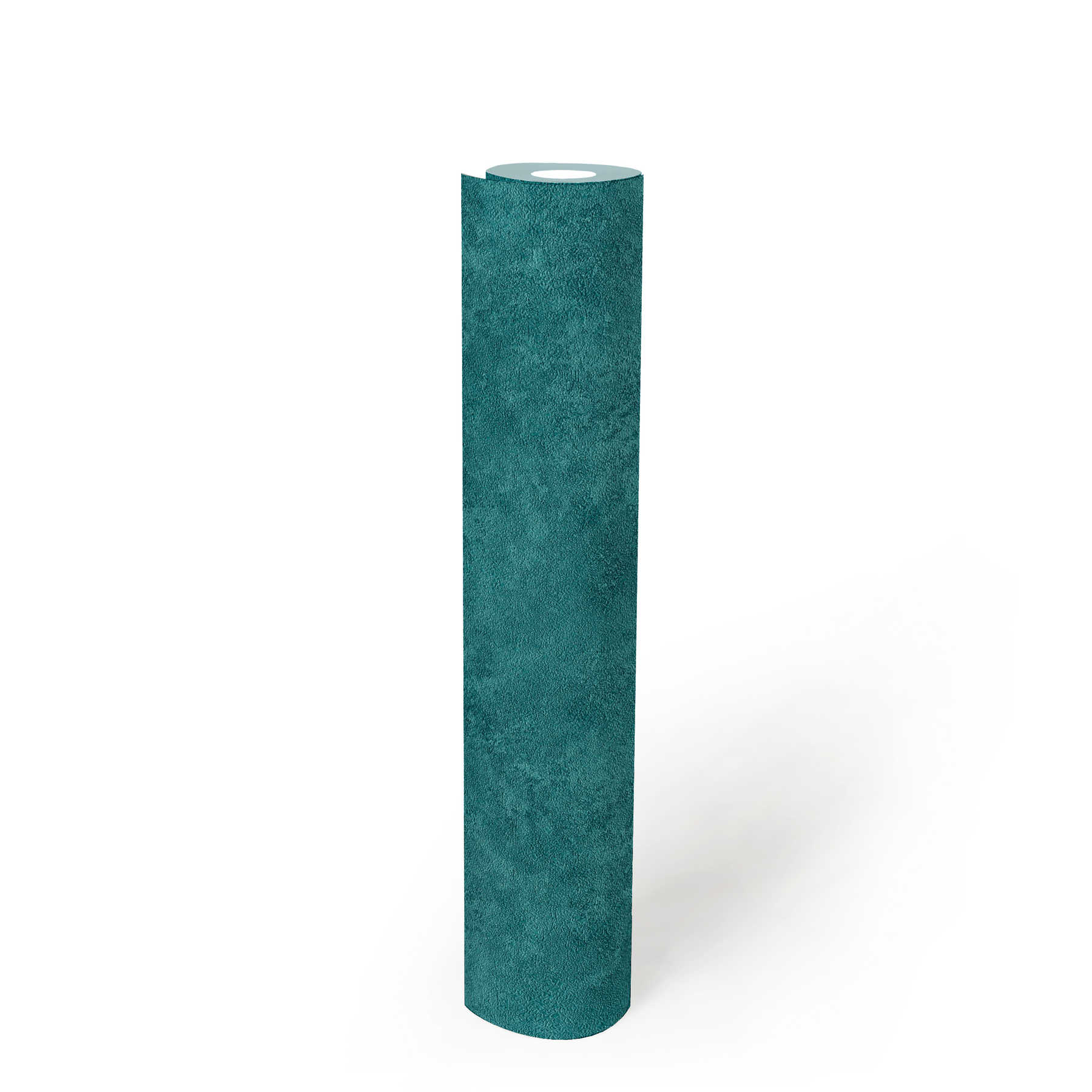             Eenheidsbehang gekleurd gearceerd, natuurlijk structuurpatroon - turkoois, blauw, groen
        