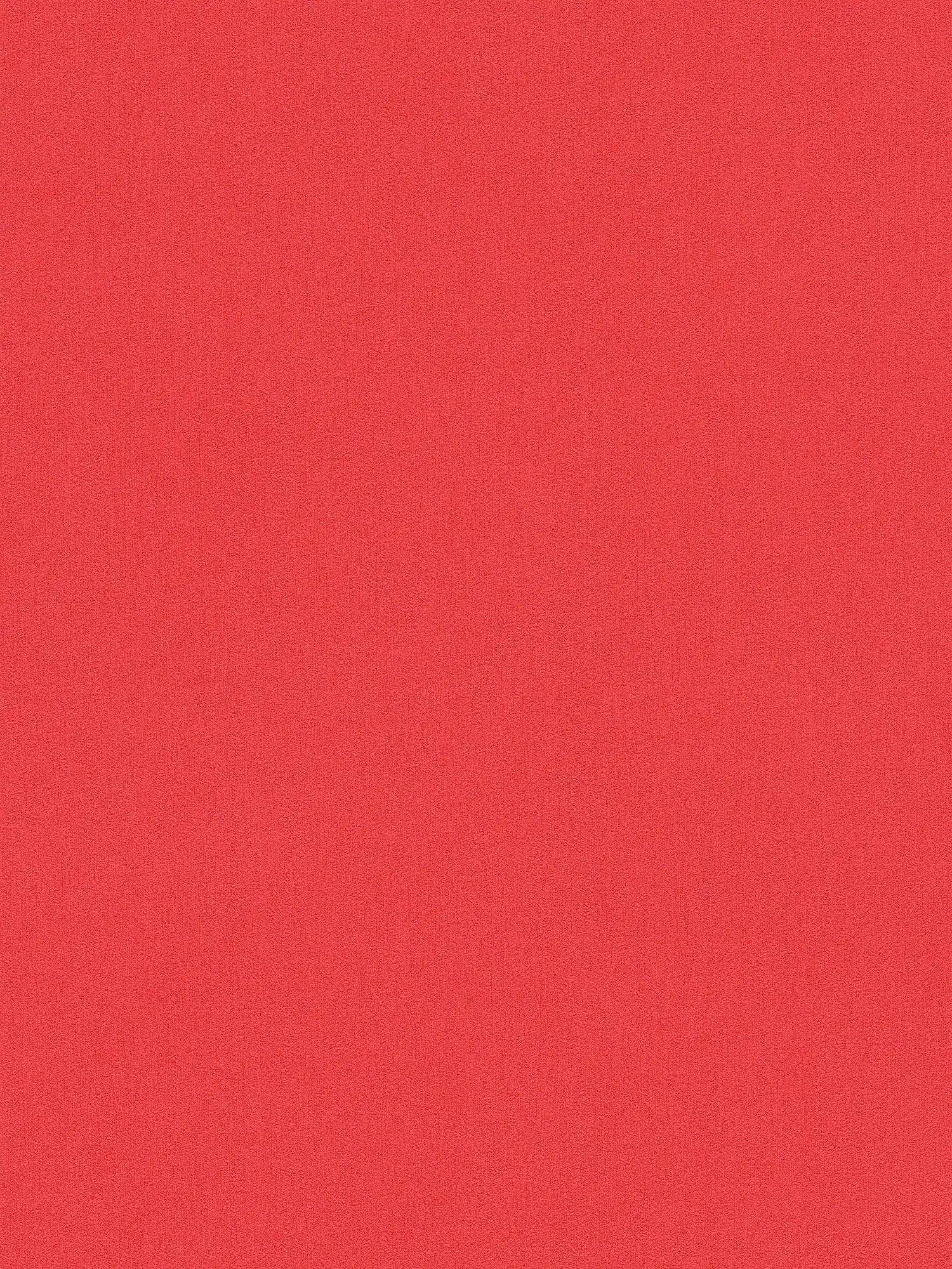 Papel pintado unitario Karl LAGERFELD con estructura en relieve - rojo
