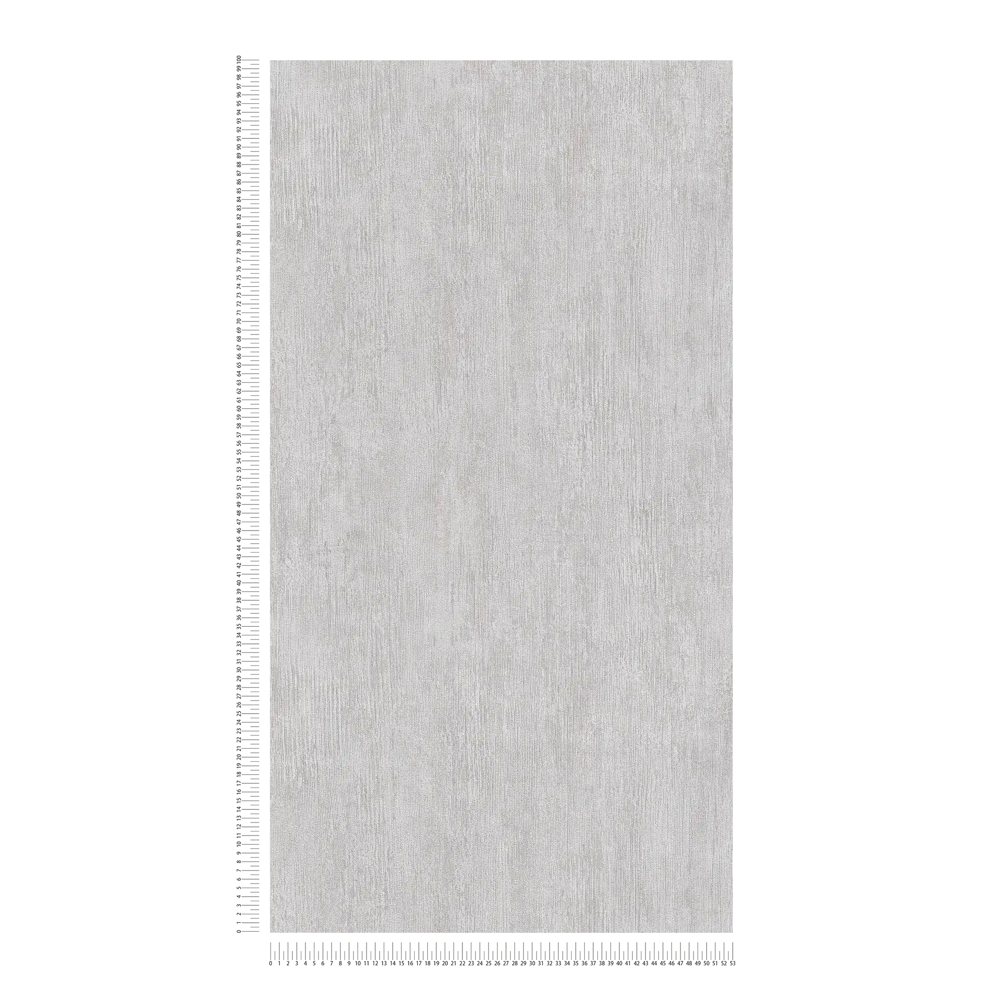             Papier peint uni Design à rainures, style industriel - gris, blanc
        