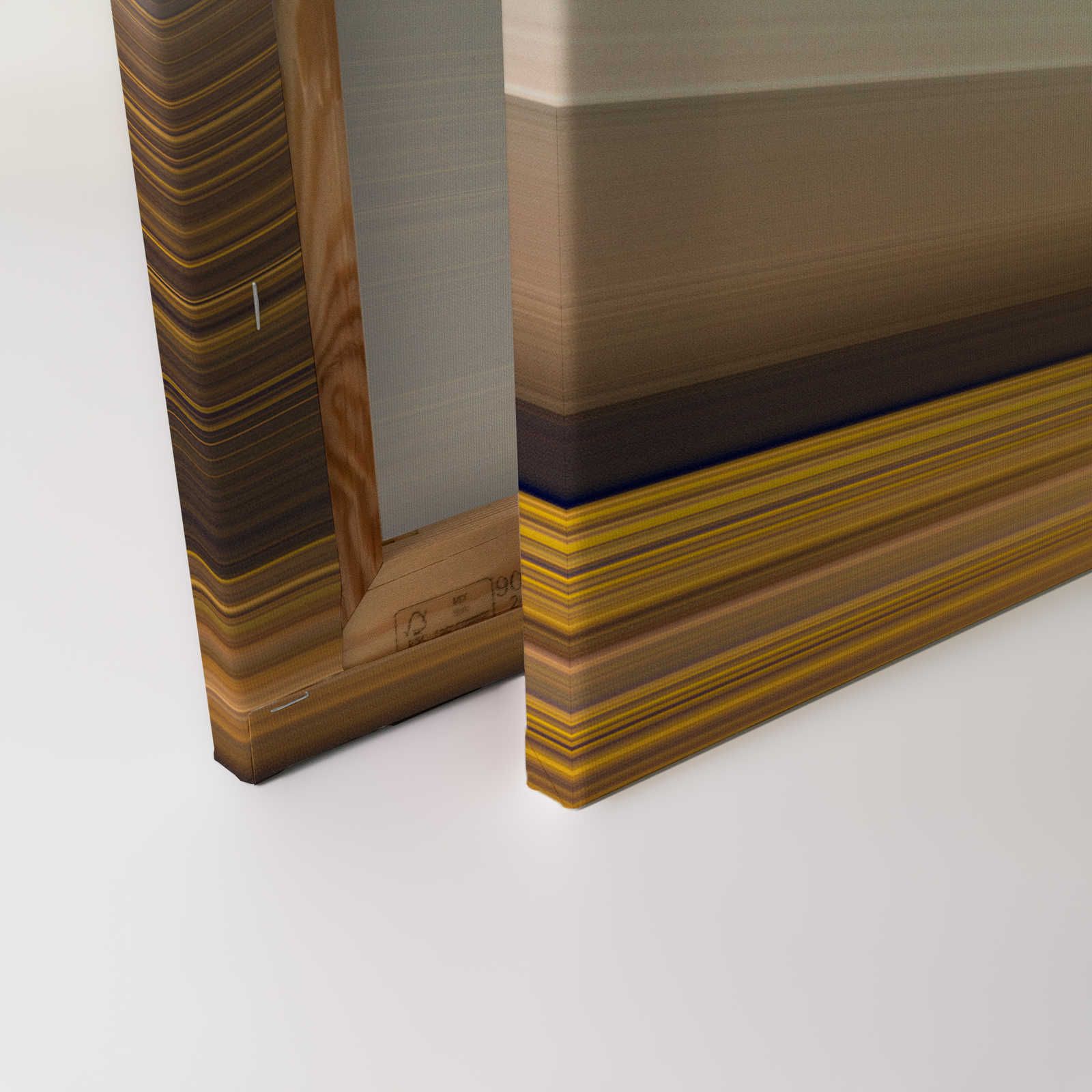             Horizon 3 - Lienzo Paisaje abstracto con diseño de colores - 0,90 m x 0,60 m
        