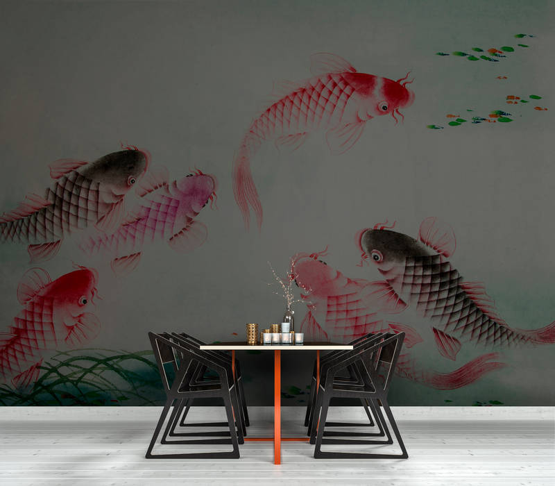             Photo wallpaper Asia Style with koi pond - Walls by Patel
        