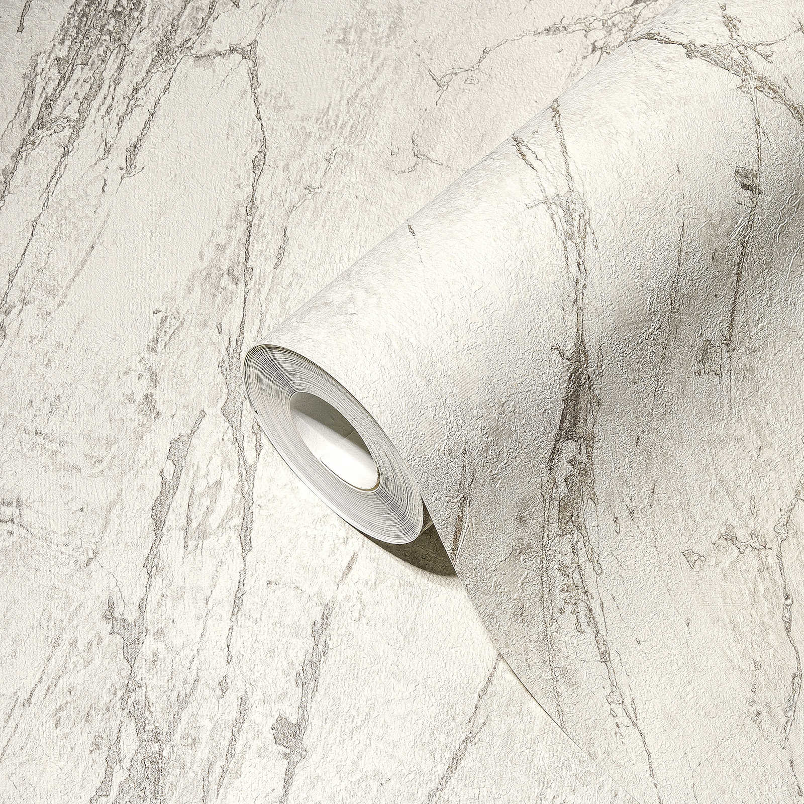             Marble wallpaper with metallic sheen and texture design
        