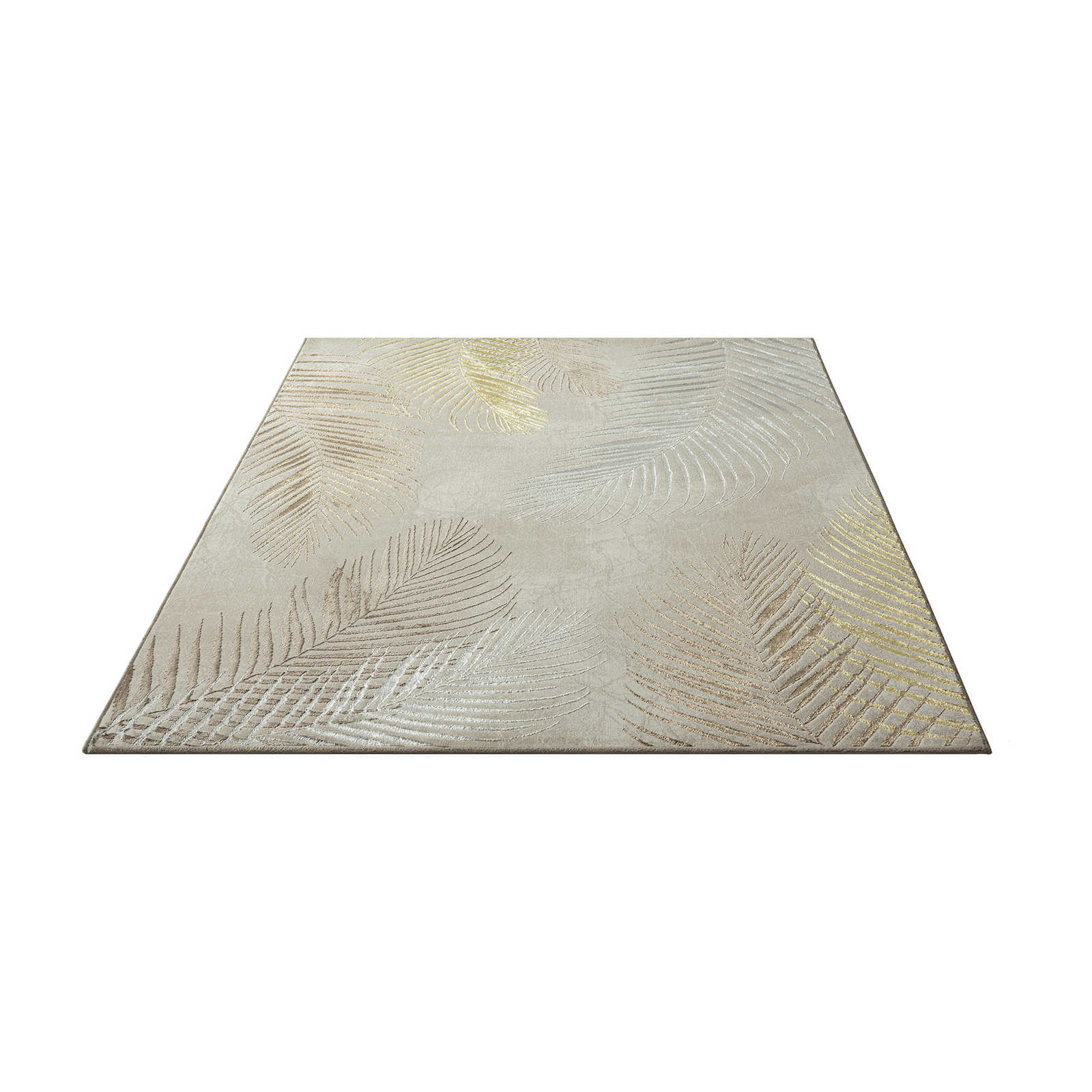 zacht crèmekleurig hoogpolig tapijt - 290 x 200 cm
