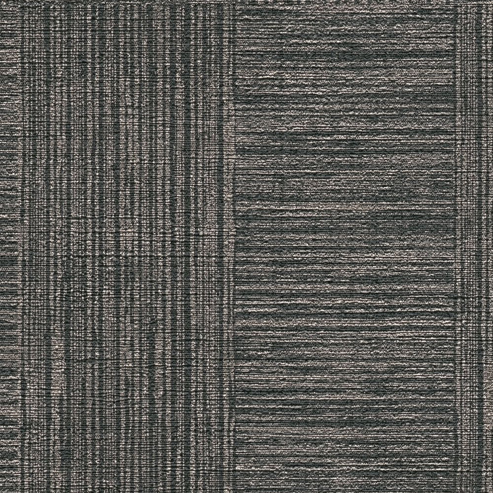             Carta da parati effetto legno struttura screziata - metallizzata, nera
        