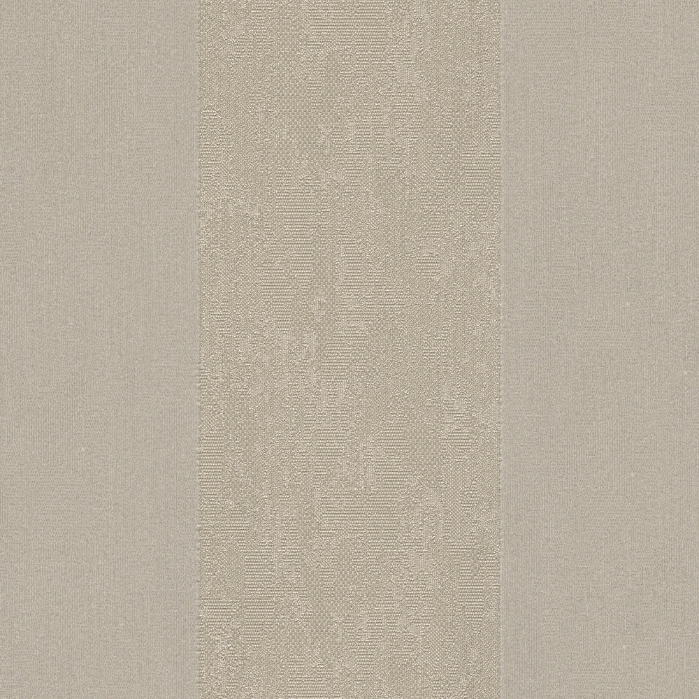             Carta da parati a righe con texture in rilievo ed effetto metallizzato - marrone
        