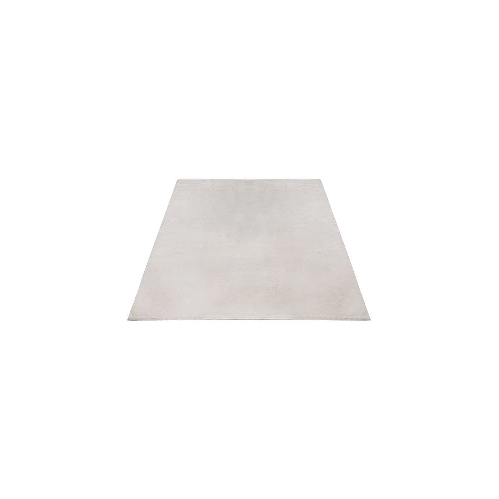 Knuffelzacht hoogpolig tapijt in lichtbeige - 150 x 80 cm
