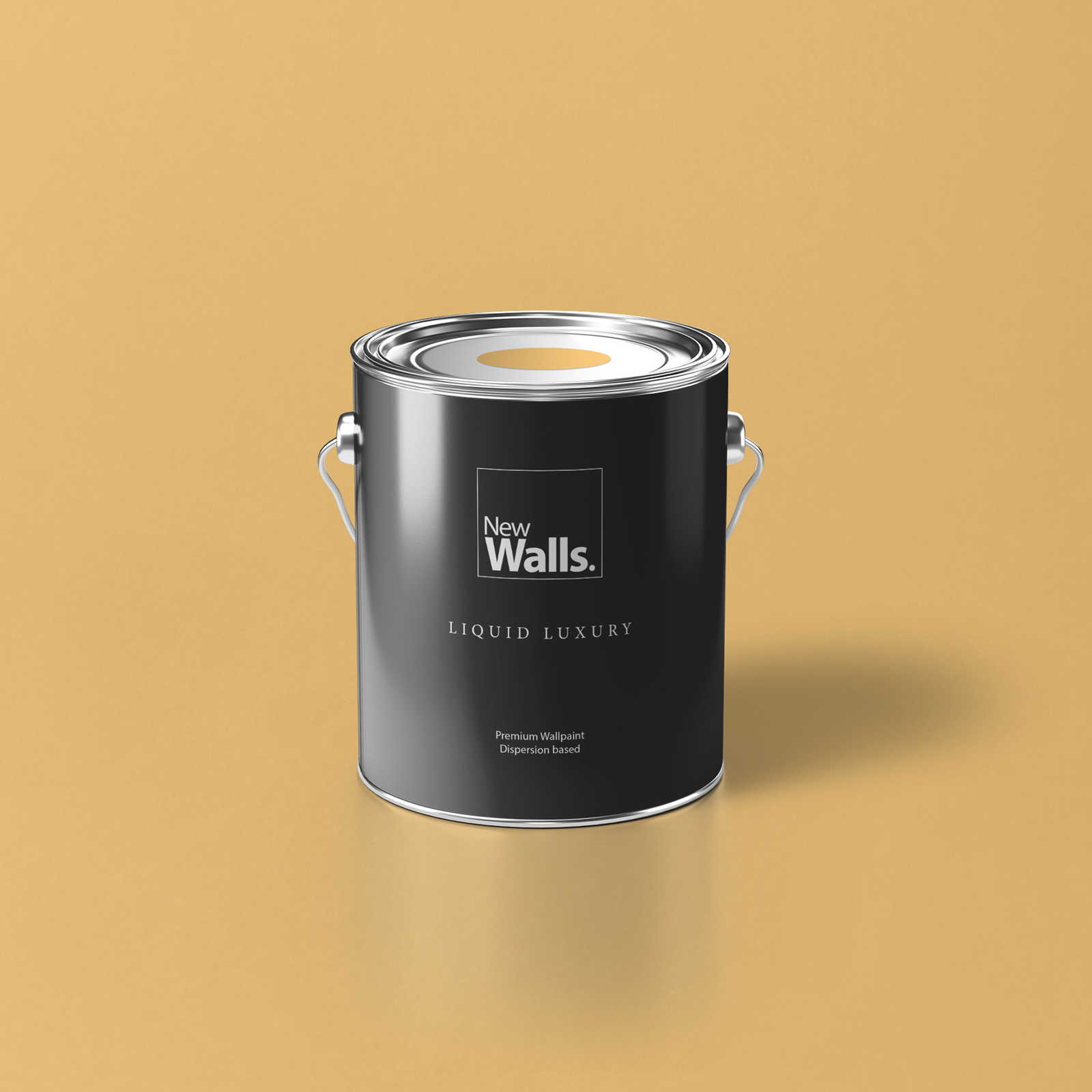 Premium Wall Paint cheerful gold »Juicy Yellow« NW804 – 2,5 litre

