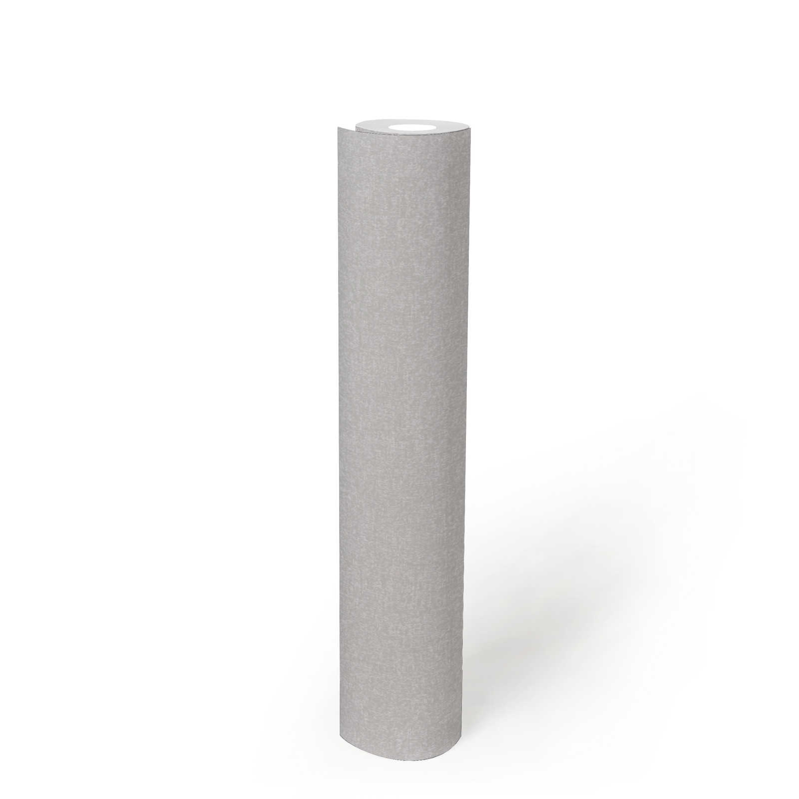             Non-woven wallpaper plain with fine textured pattern - light grey
        