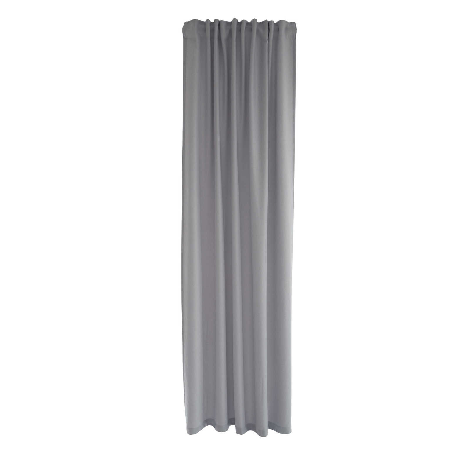        Echarpe décorative à passants 140 cm x 245 cm fibre synthétique gris clair
    