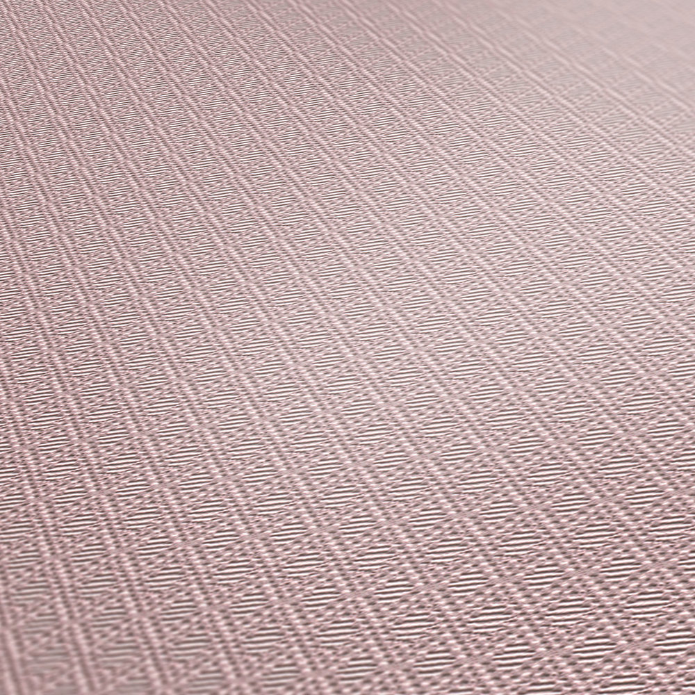             Papier peint uni mat à motif finement structuré - marron
        