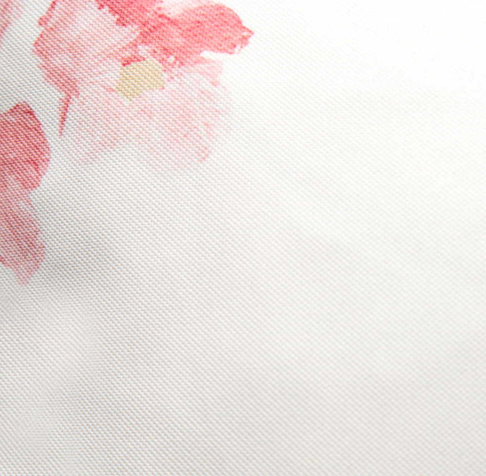             Housse de coussin Blanc "Fleurs de cerisier 4», 45x45cm
        
