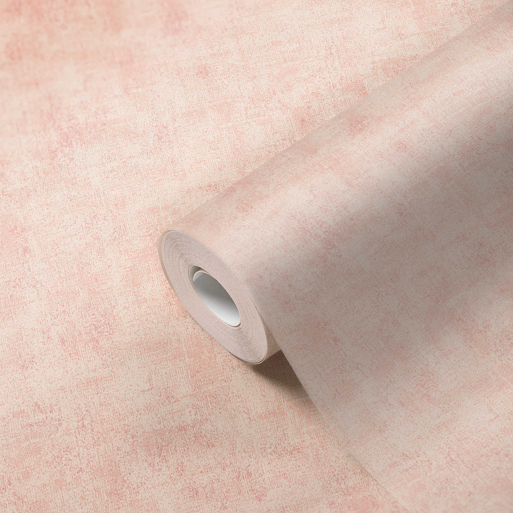             Plain wallpaper with discreet structure look - pink
        