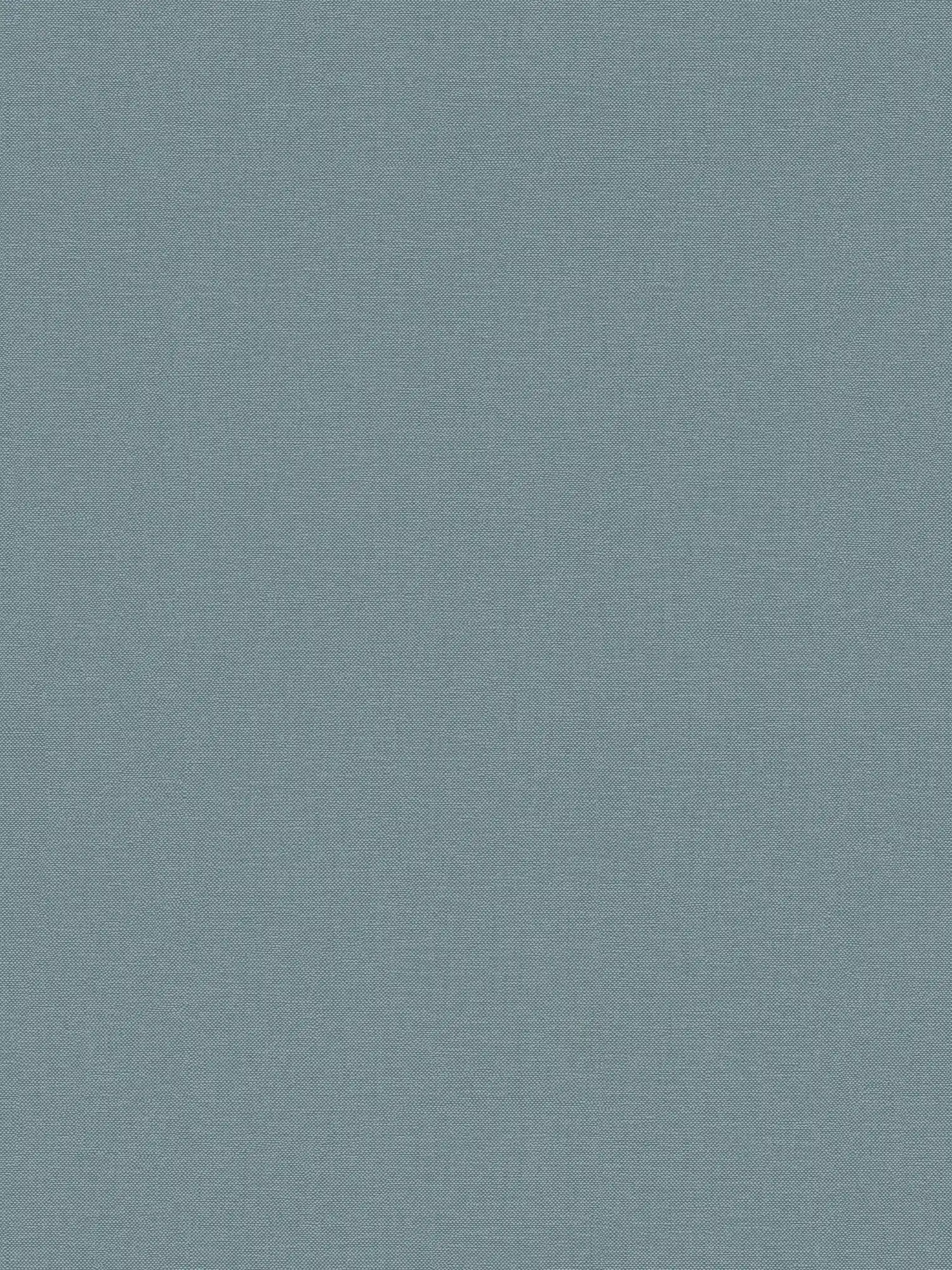 Plain wallpaper with fabric structure matt - blue
