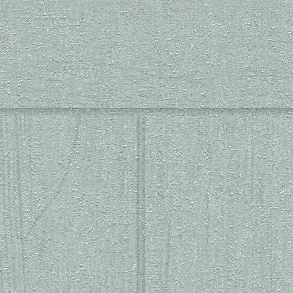             Panel mural no tejido con aspecto de viga de madera - verde salvia
        