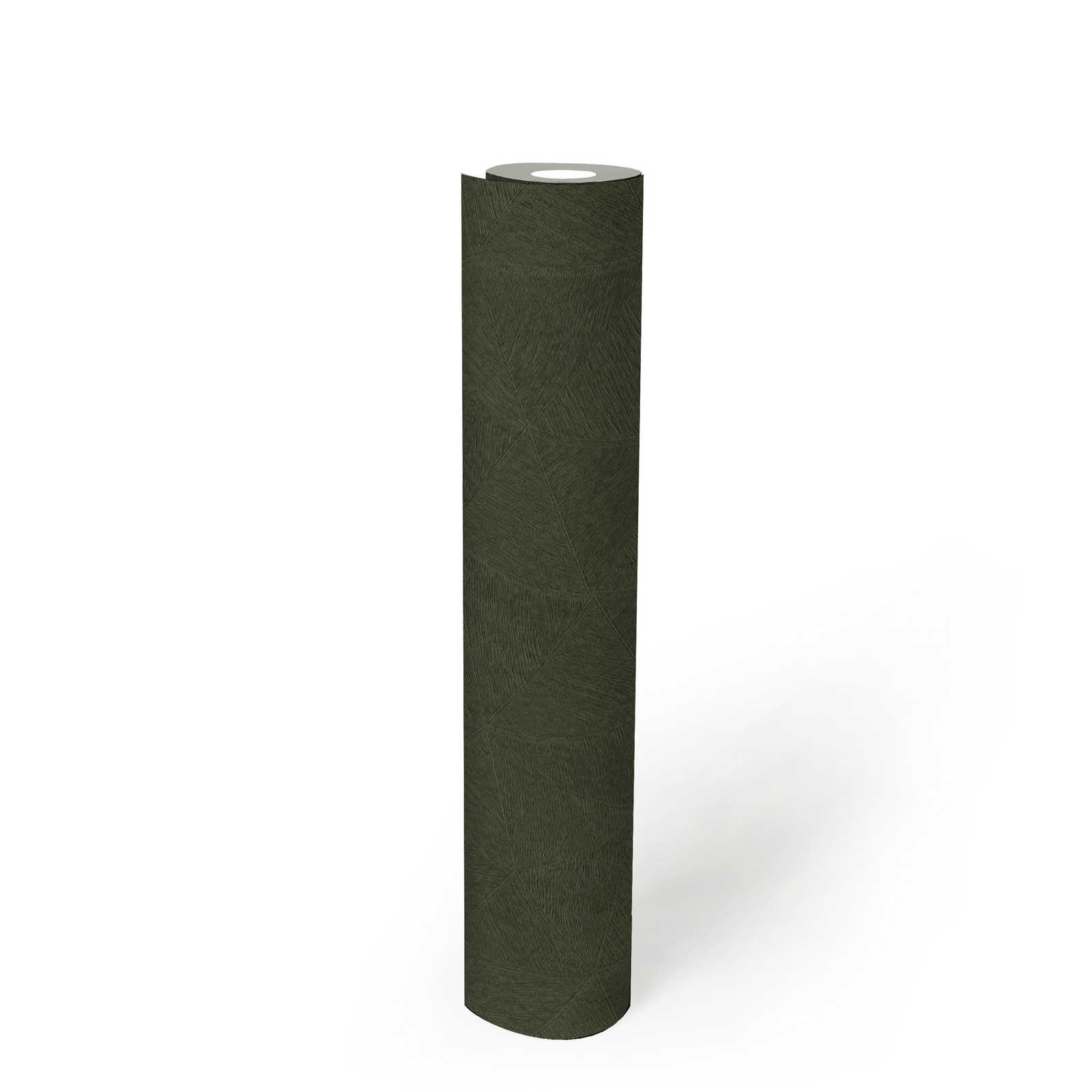             Non-woven wallpaper with subtle graphic pattern - green
        