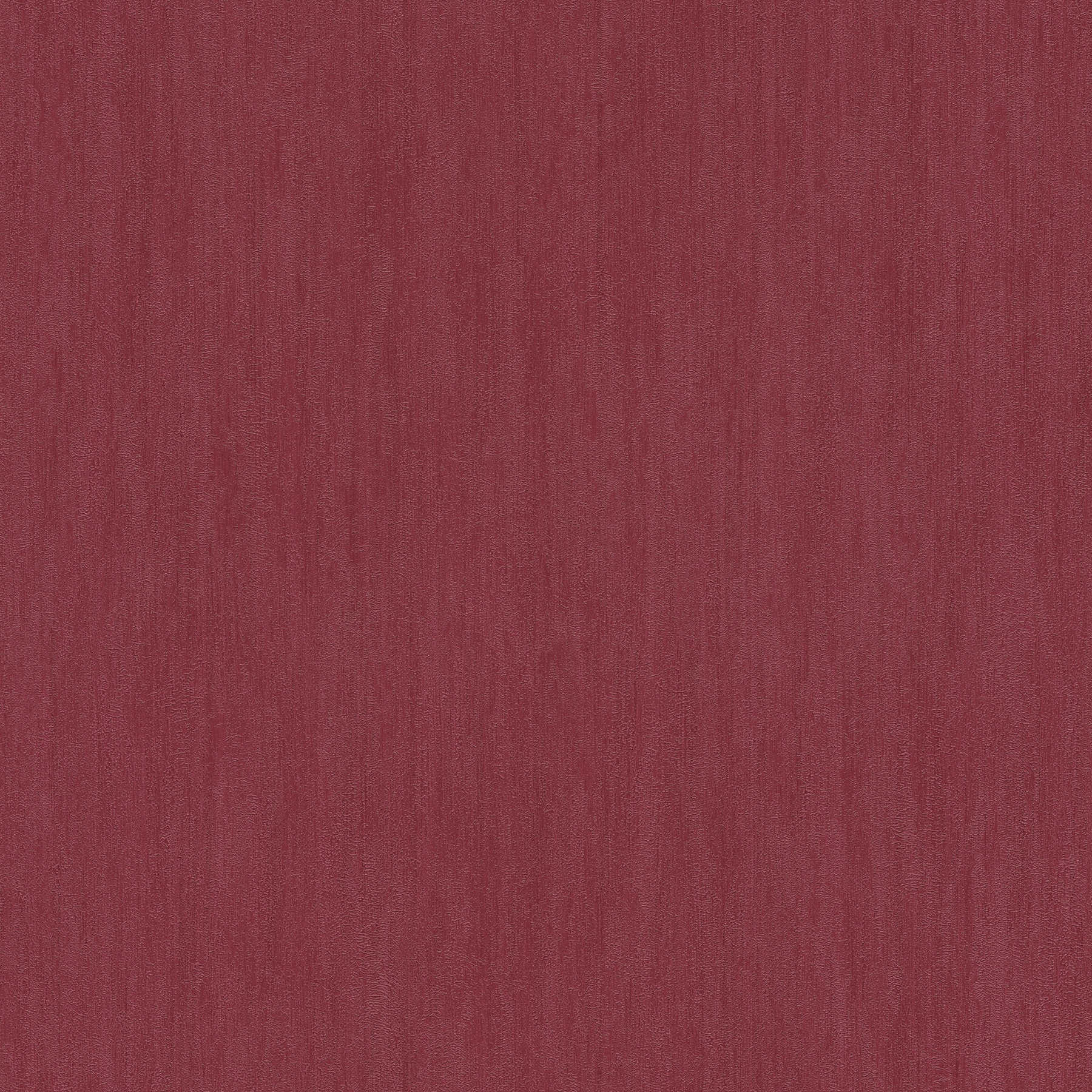 wallpaper wine red plain mottled with plaster look structure embossing
