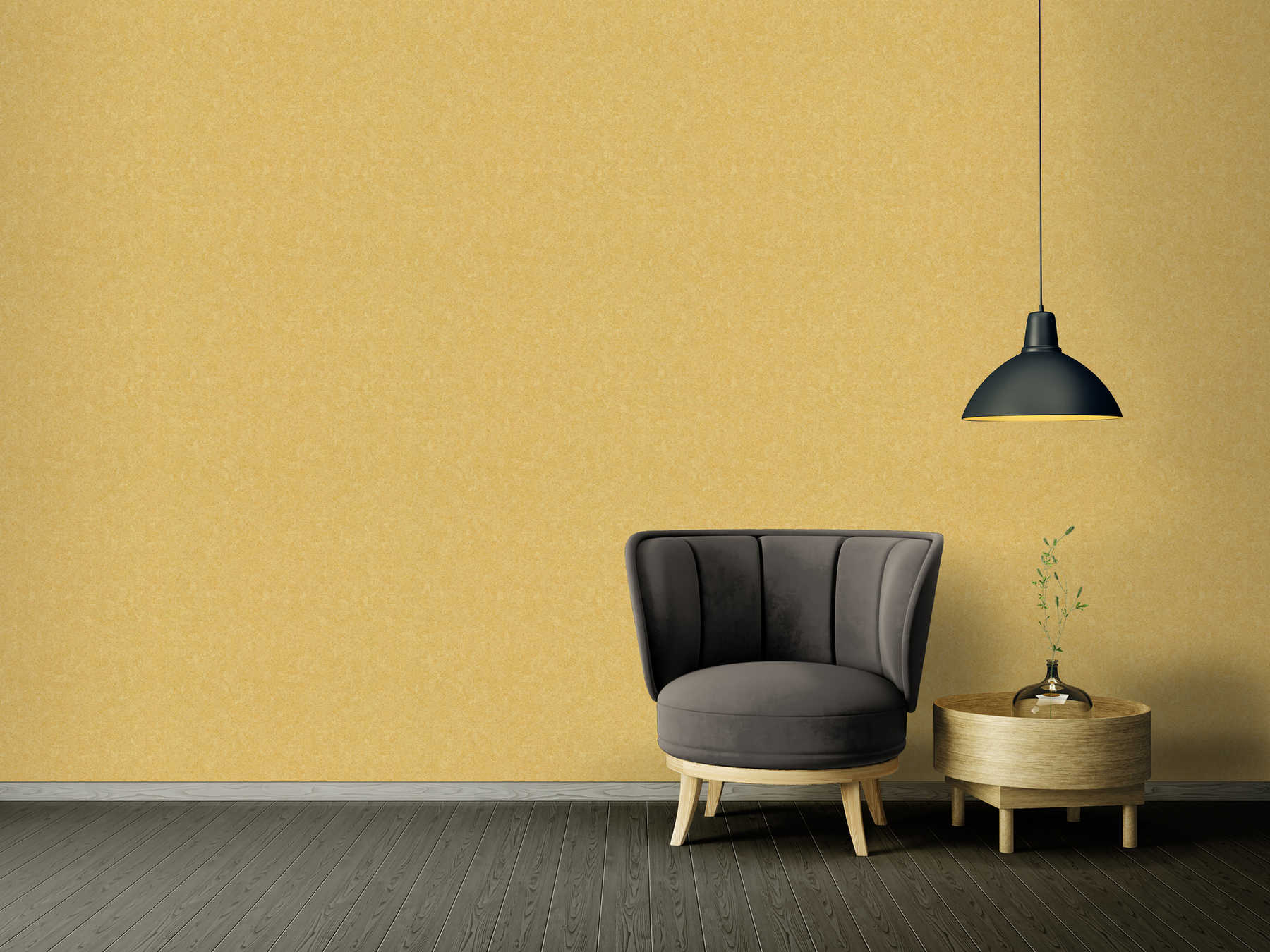             Golden VERSACE plain wallpaper with fine structure - gold
        