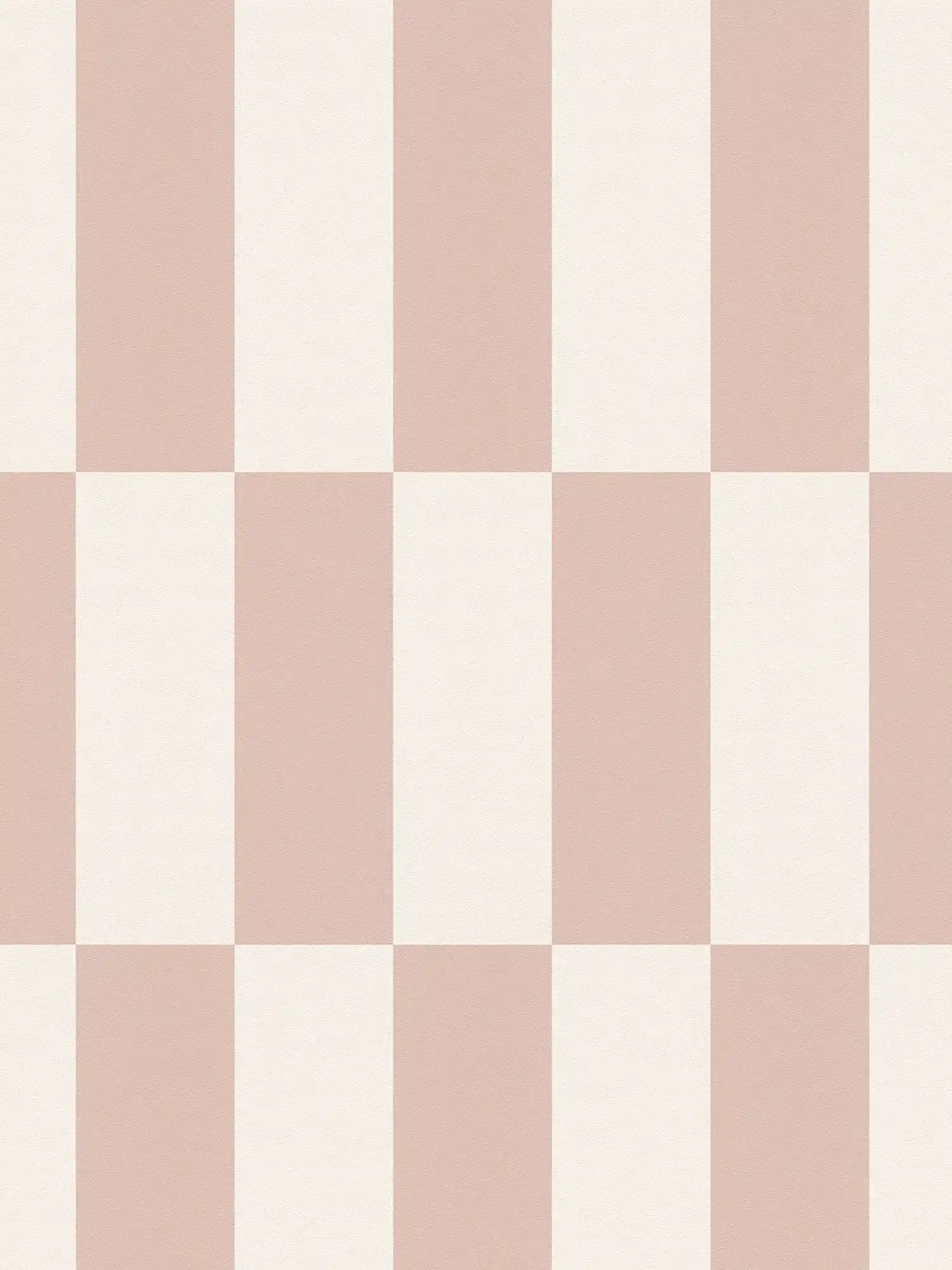         Patroonbehang met vierkantjes grafisch patroon - taupe, wit
    