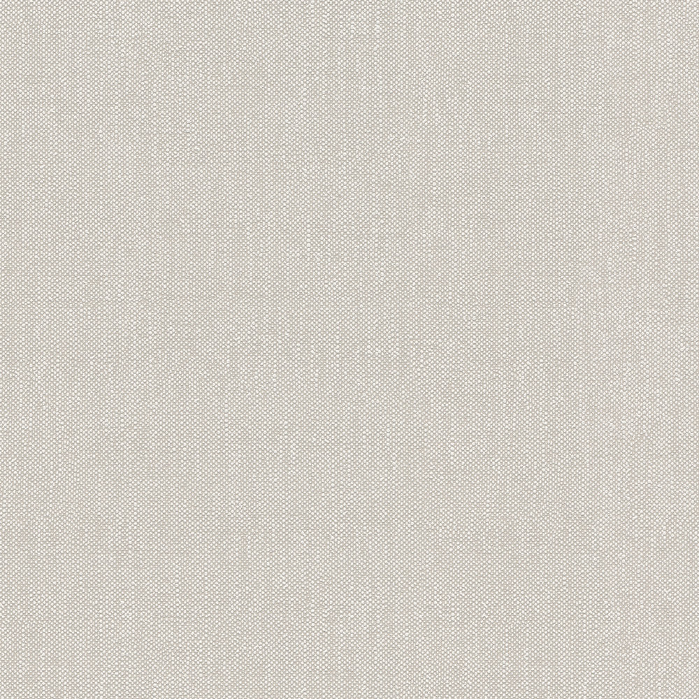             Plain wallpaper with textured pattern in linen look - beige
        
