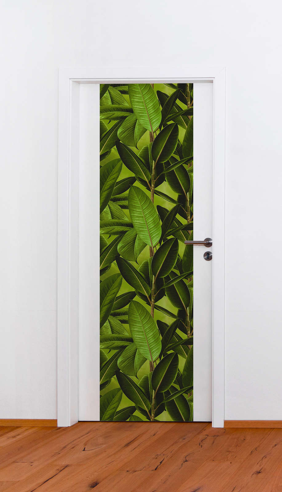            3D behangpaneel bladeren design zelfklevend - groen
        