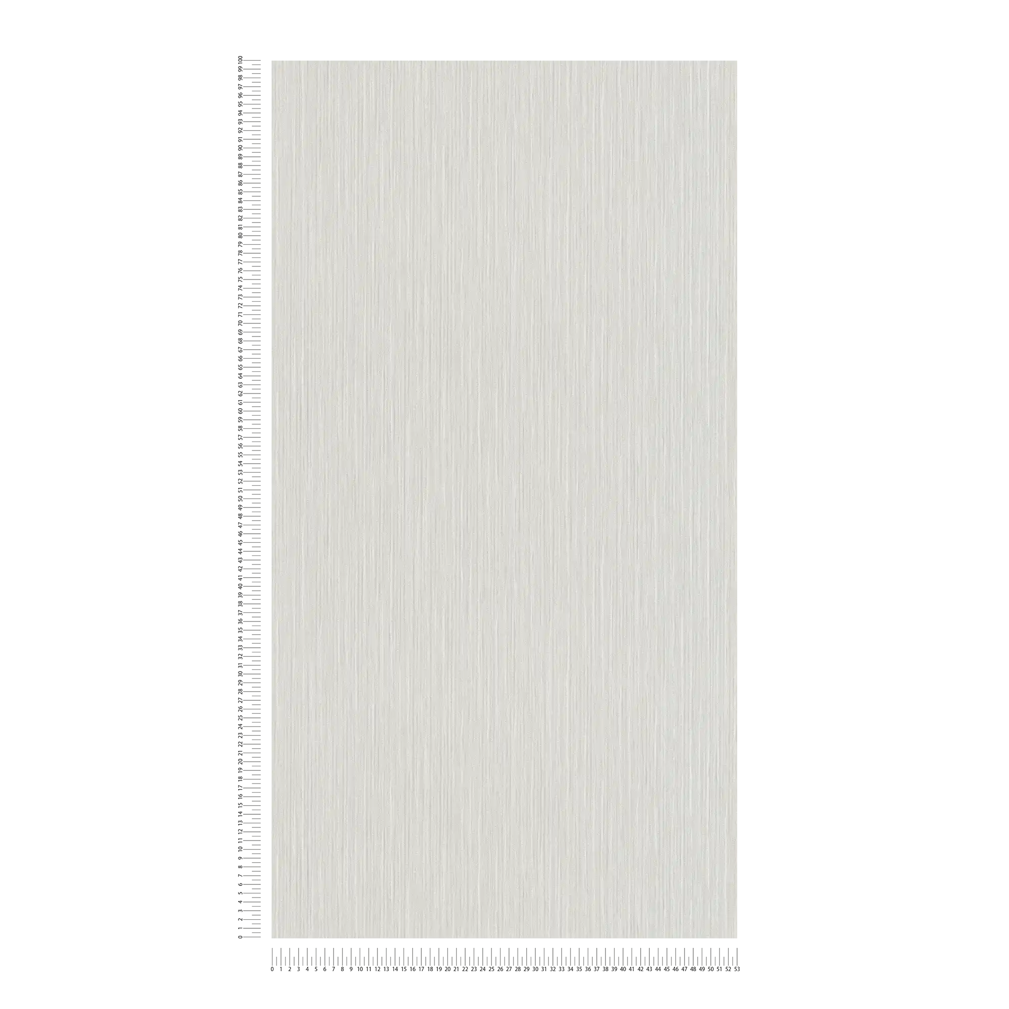             Papel pintado no tejido Melange gris claro metálico con efecto integral
        