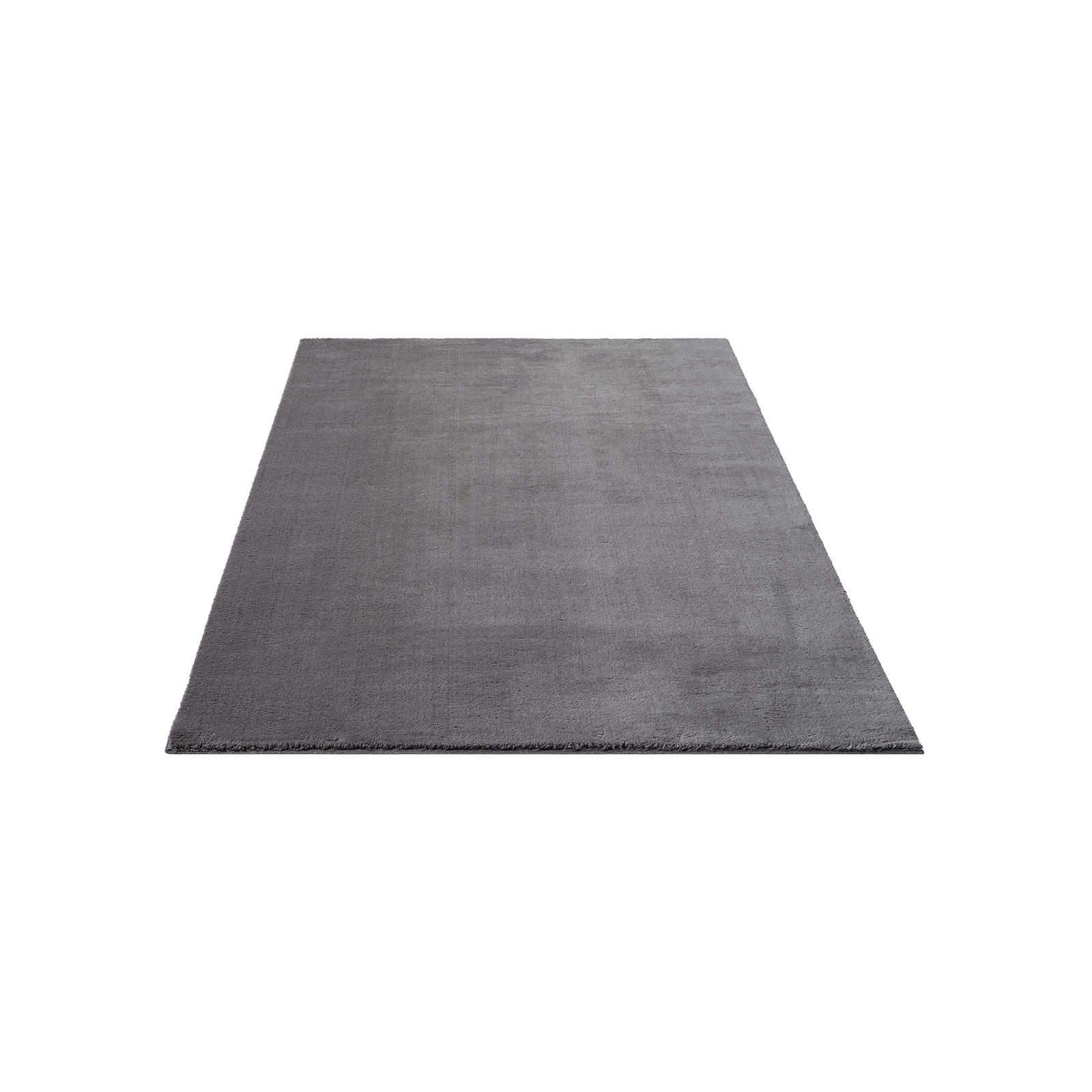 Fluffy high pile carpet in anthracite - 230 x 160 cm
