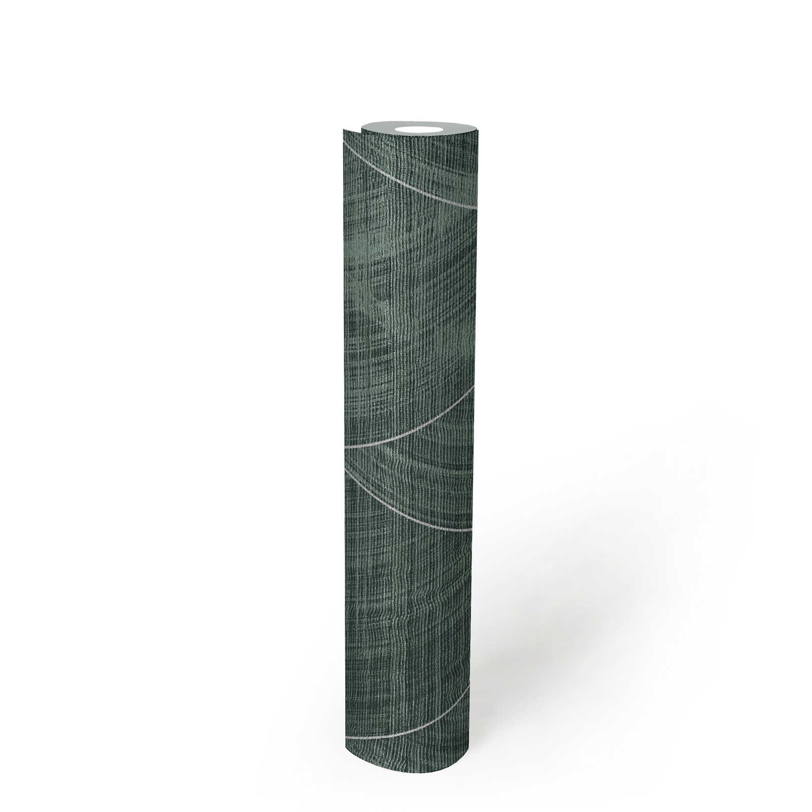             Diamantbehang met gevlekte textiellook - metallic, groen
        