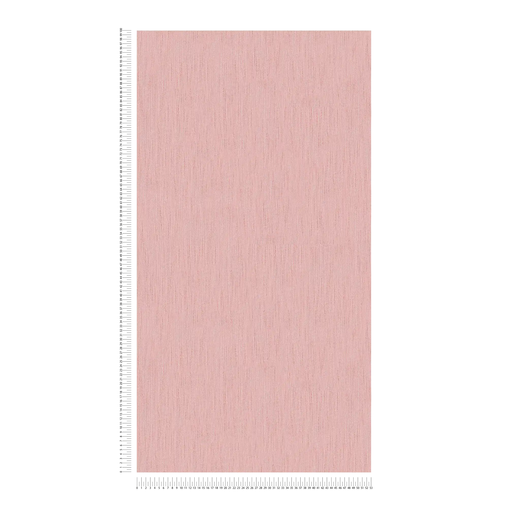             Oud roze behang effen gevlekt met structuureffect
        
